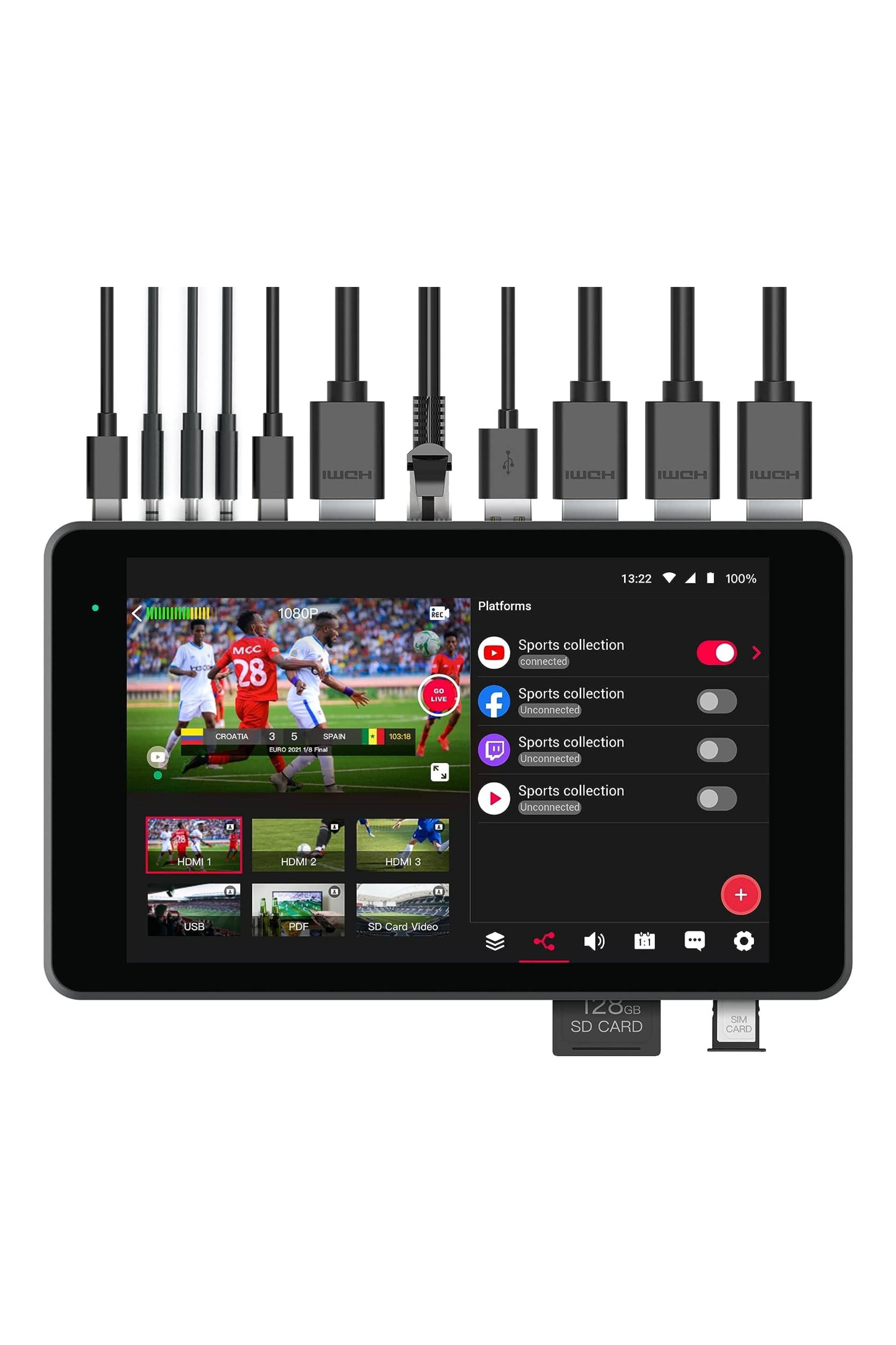 Yololiv Yolobox Pro Multi-Cam Live Streaming Studio Encoder