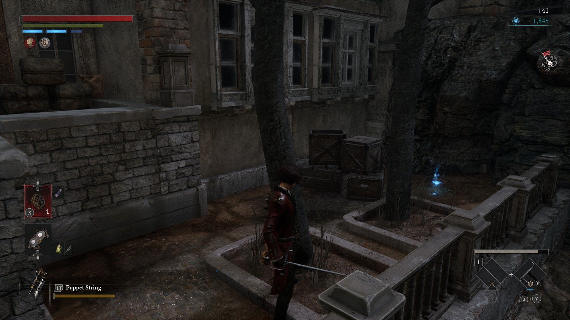 P Finds Fable Catalyst In Side Alley Near Two Dead Trees In City Hall Courtyard Lies of P