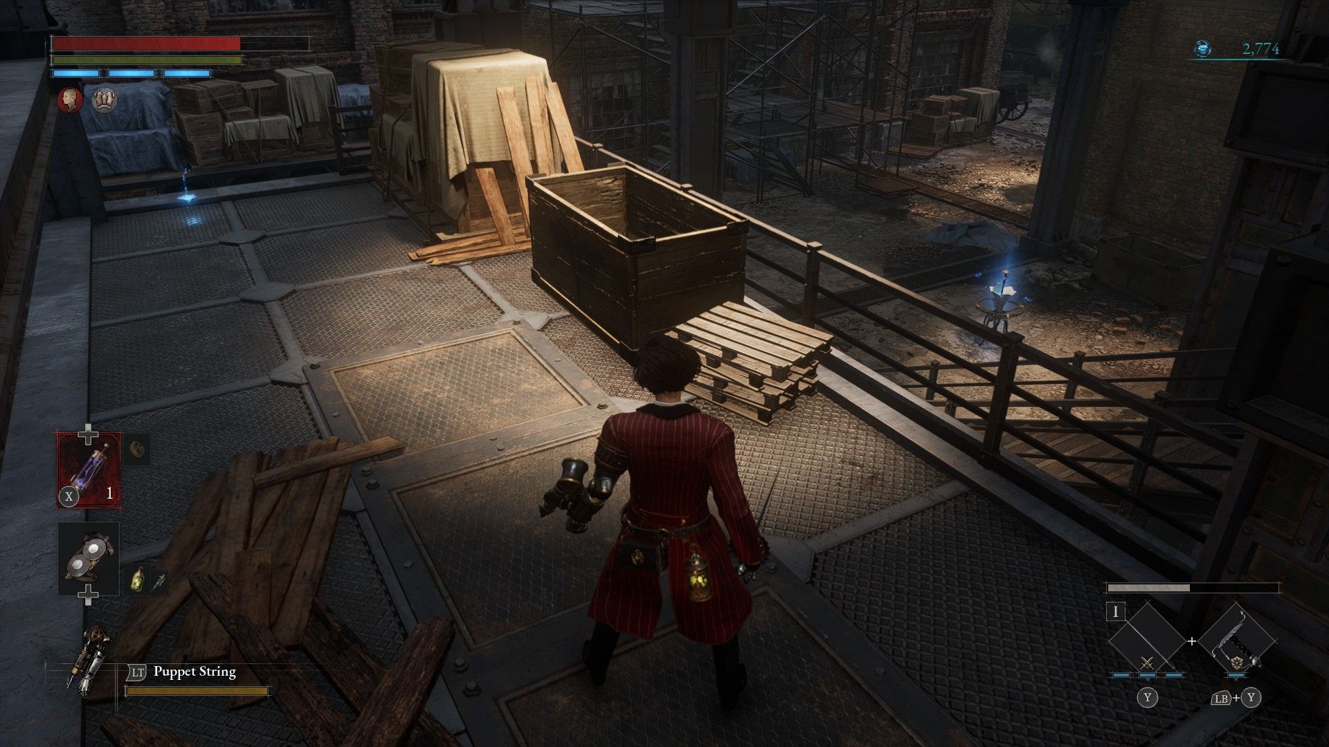 P Finds Dim Ergo Fragment Above Workshop Union Entrance Stargazer In Lies of P