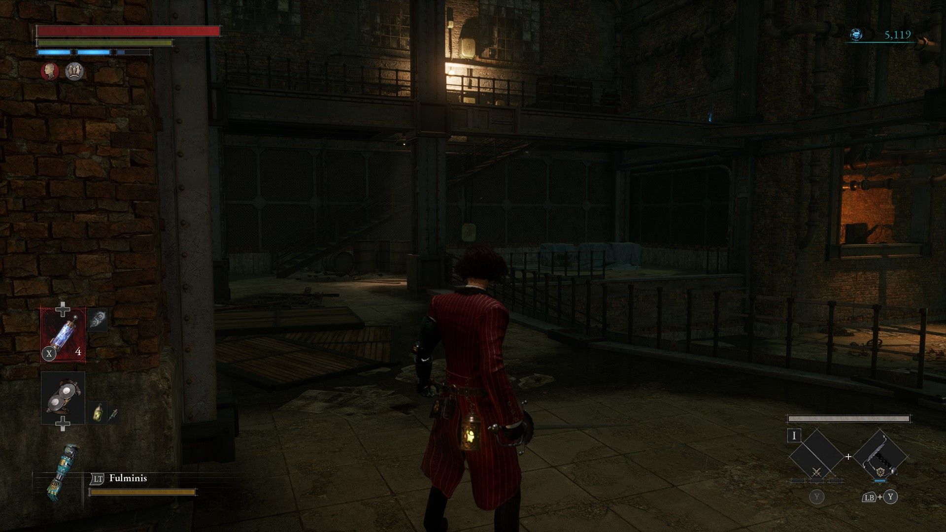 P Faces Left Side Of Venigni Control Room Stairs In Lies of P