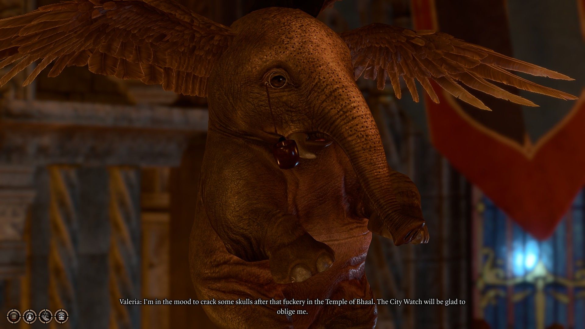 Inspector Valeria pledges allegiance to player for final fight in Baldur's Gate 3.
