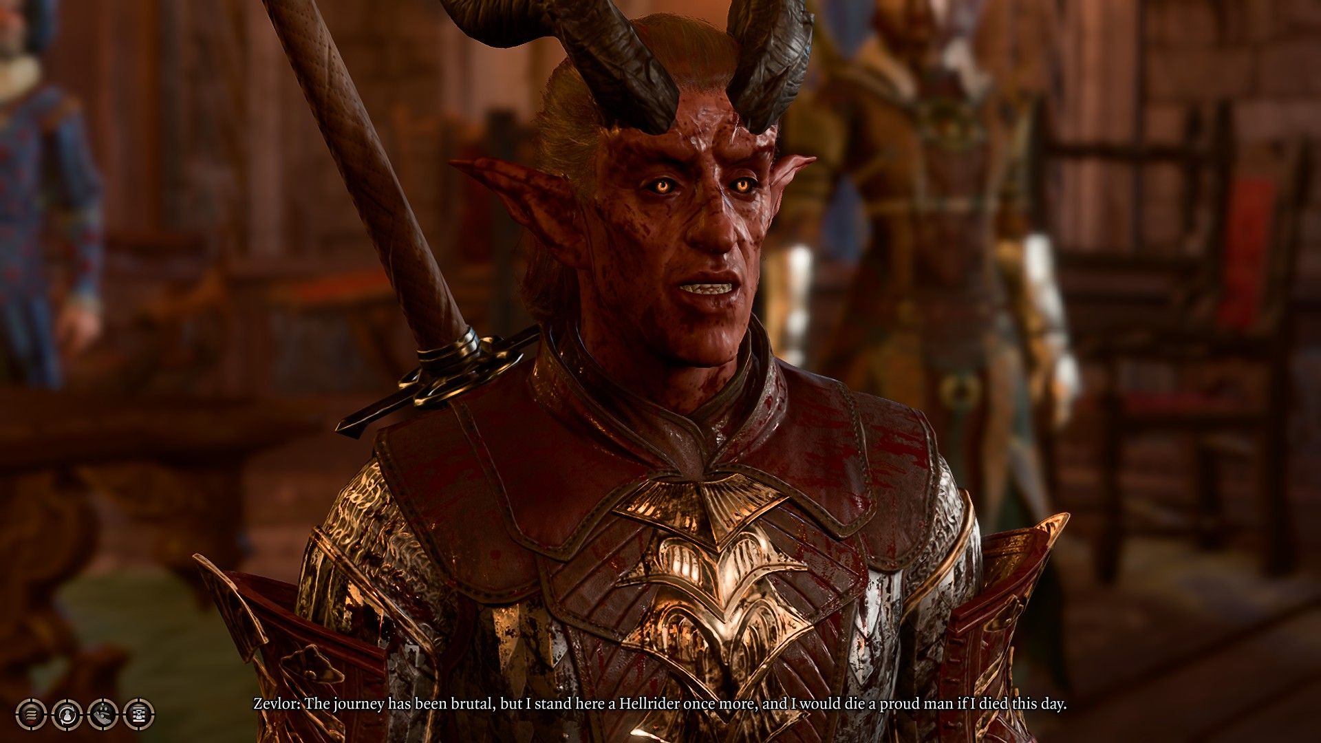 Zevlor pledges hellrider platoon to player for final fight in Baldur's Gate 3.
