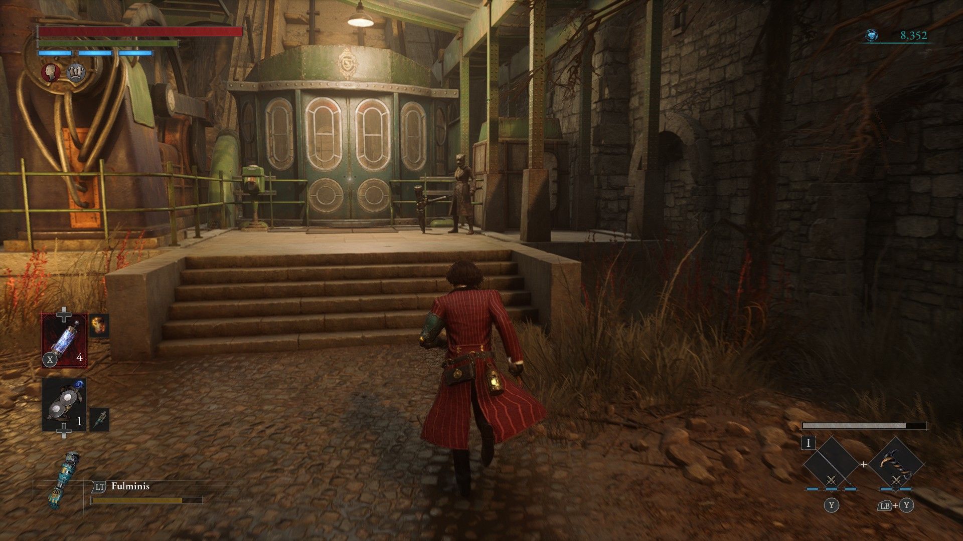 P Finds The Cable Cart Guarded By The Atoned In Moonlight Town Lies of P