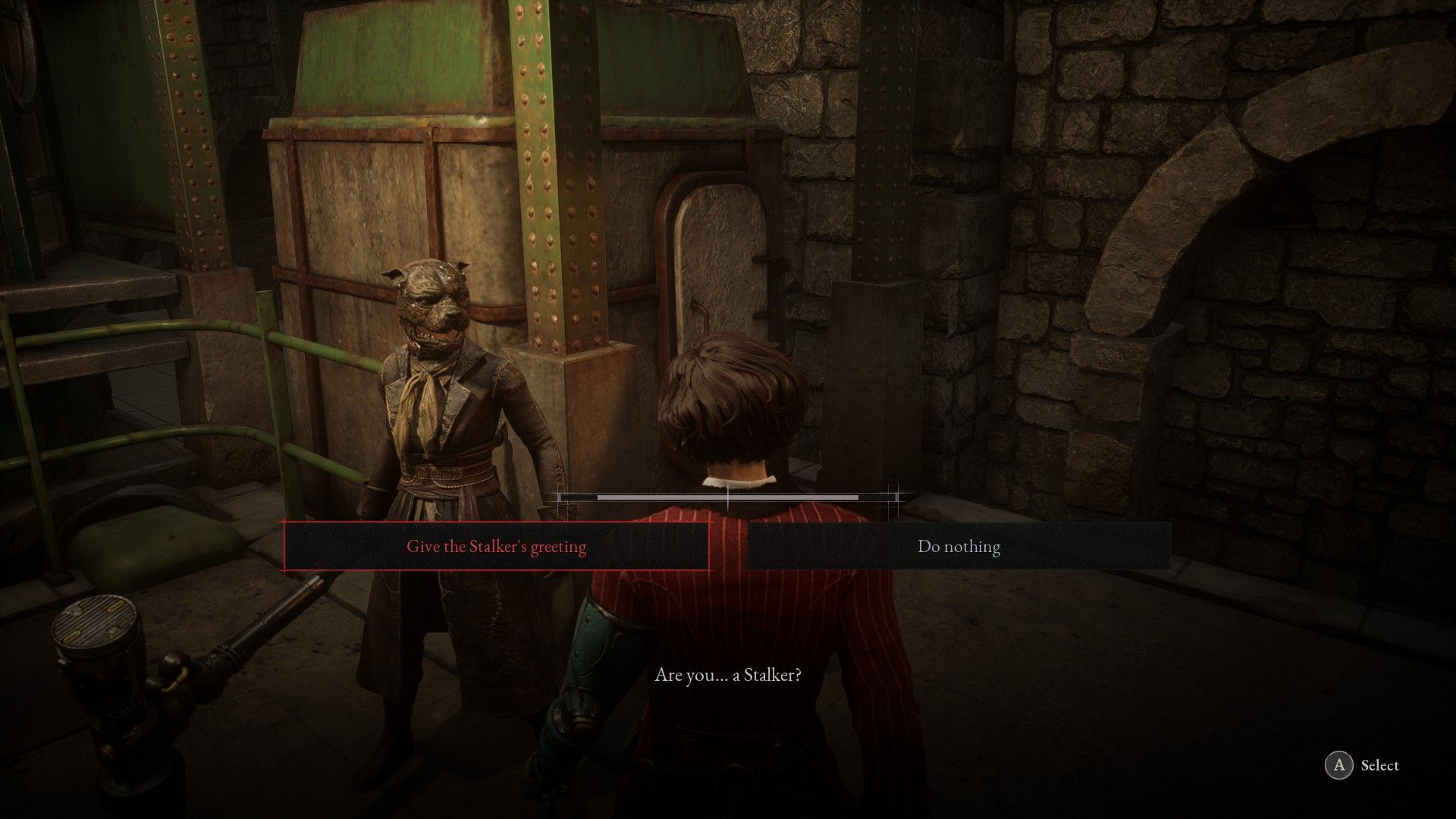 P Decides To Lie Or Tell The Truth To The Atoned And Make Stalker's Promise Gesture In Lies of P