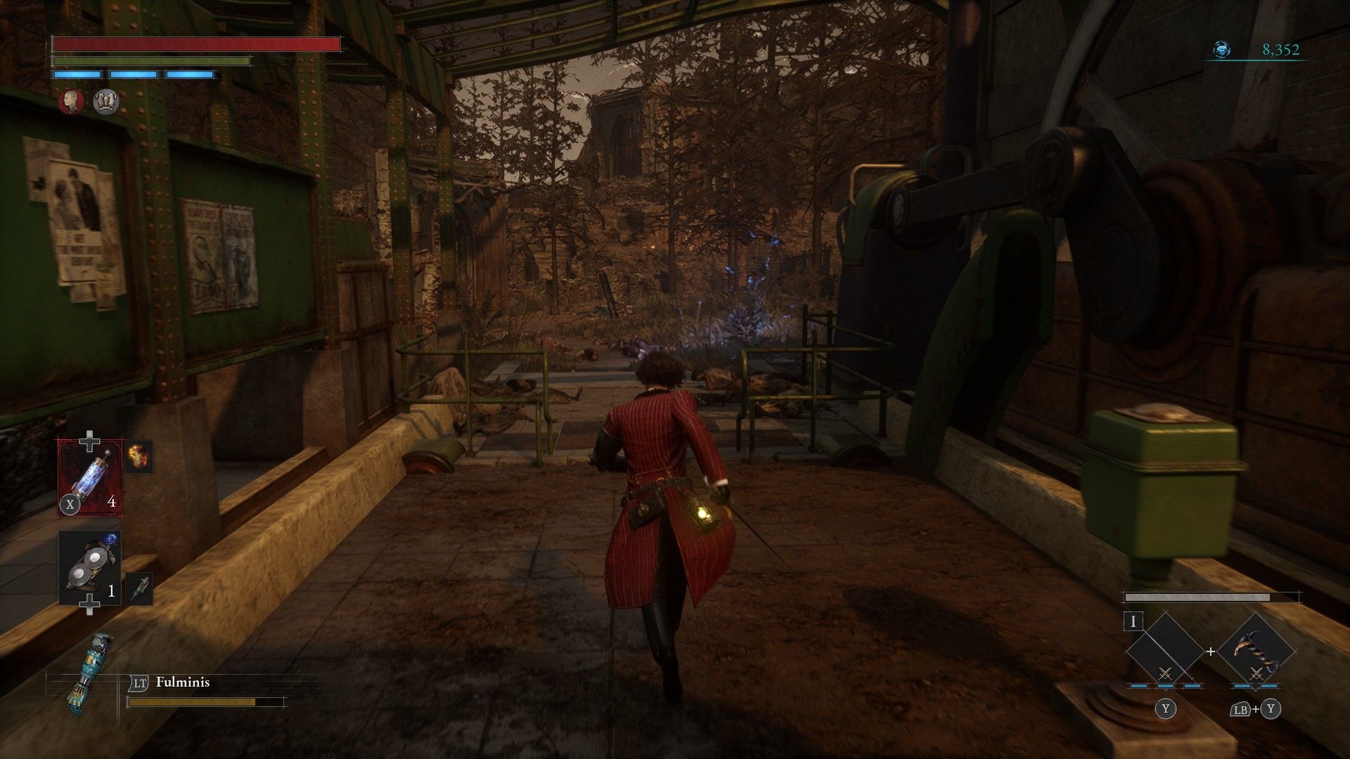 P Finds The Path of Misery Stargazer after stepping off cable cart In Lies of P