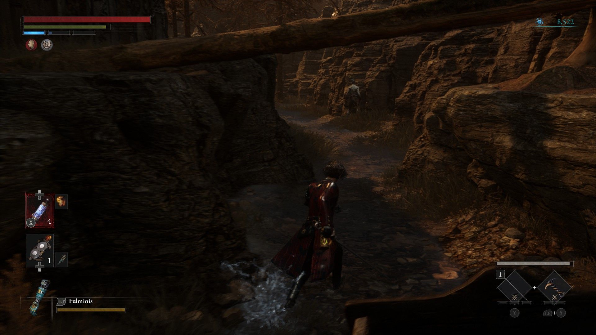 P rolls through barrels to reveal secret path on the Path of Misery in Lies of P