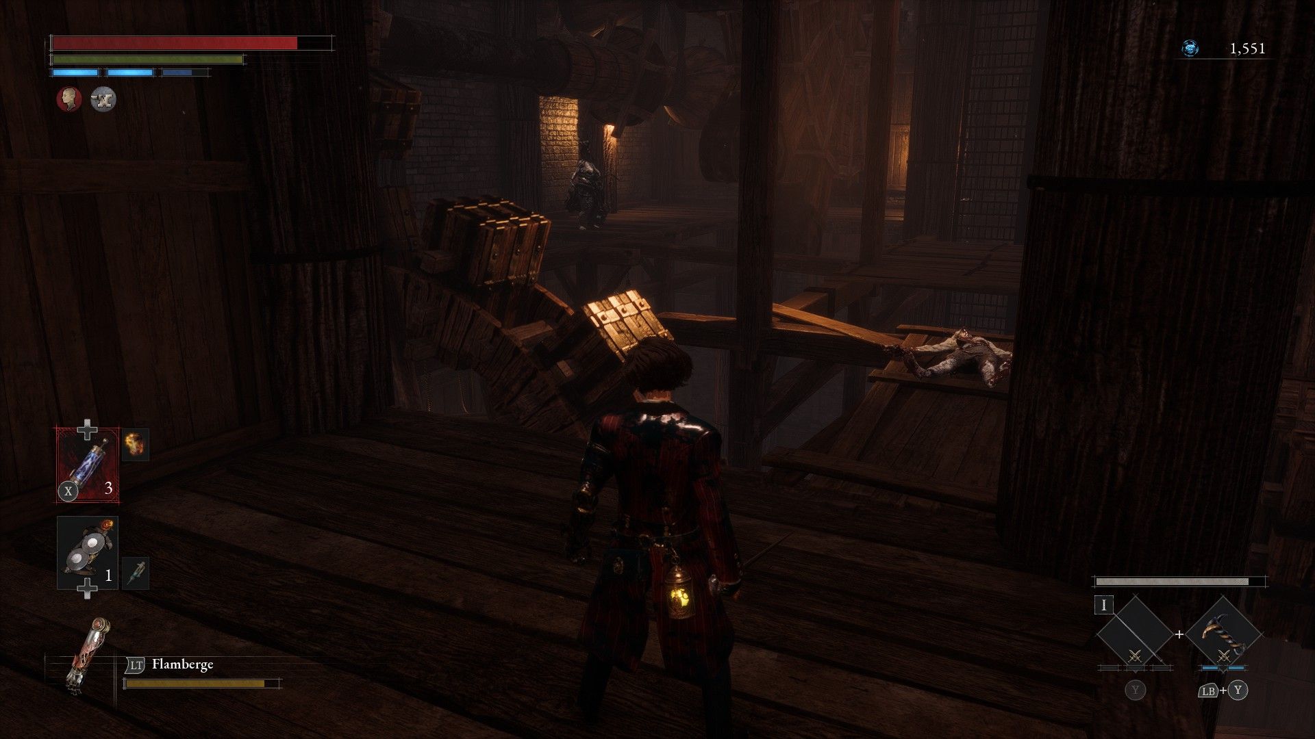 P Faces Second Gunk Plagued In Rafter Area of Cathedral In Lies of P