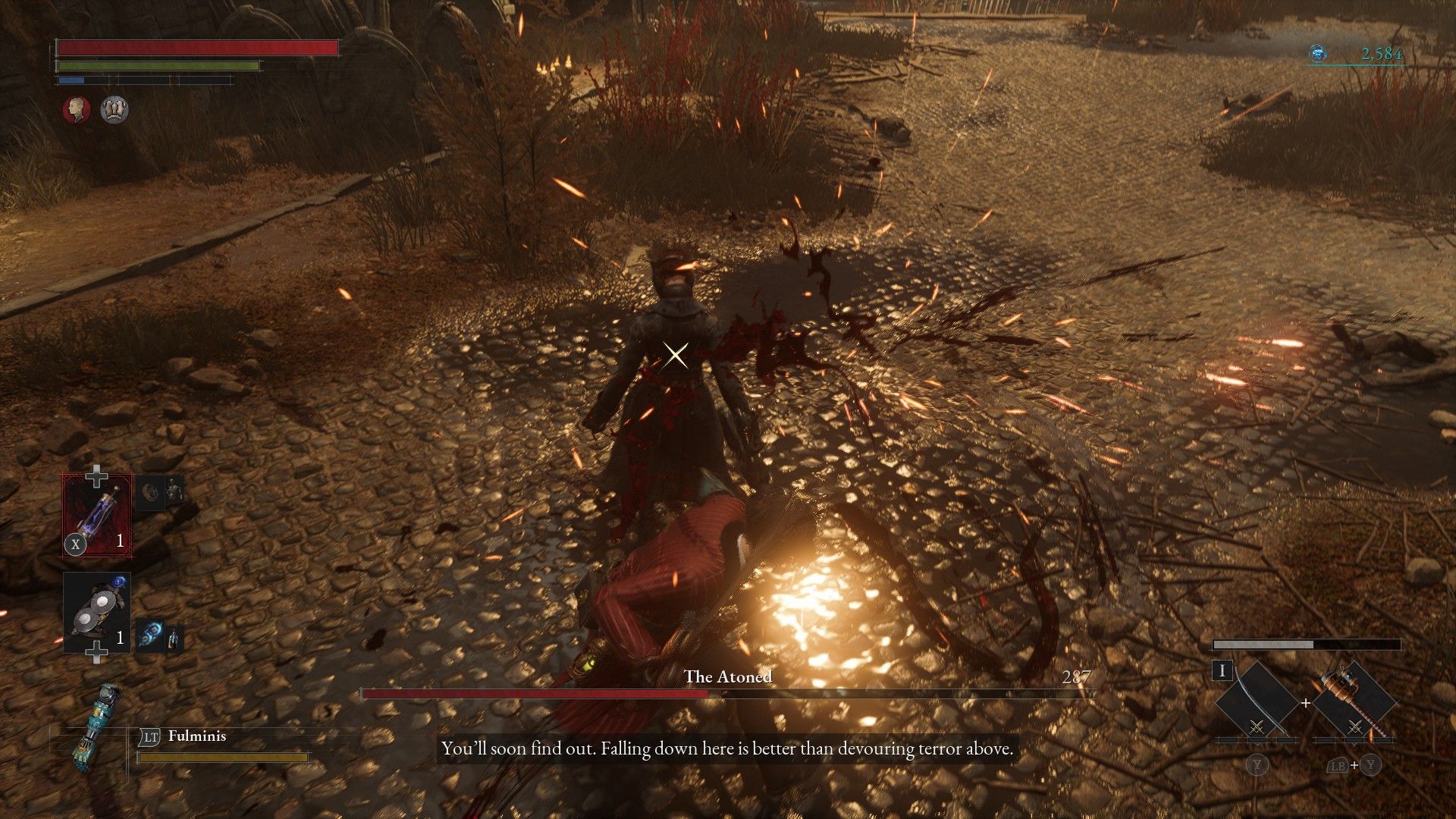 P Backstabs The Atoned With A Puppet Saber In Lies Of P