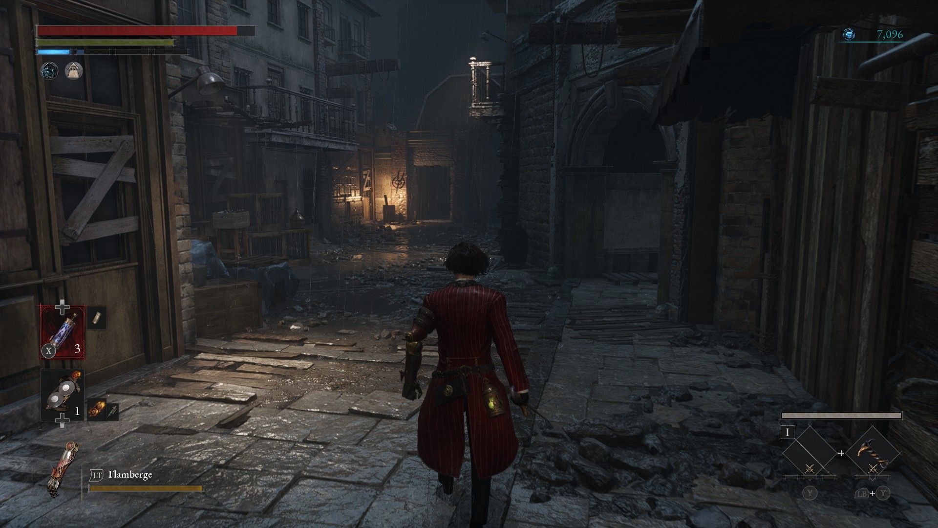 P reaches alley where Fox and Cat leave in Lies of P