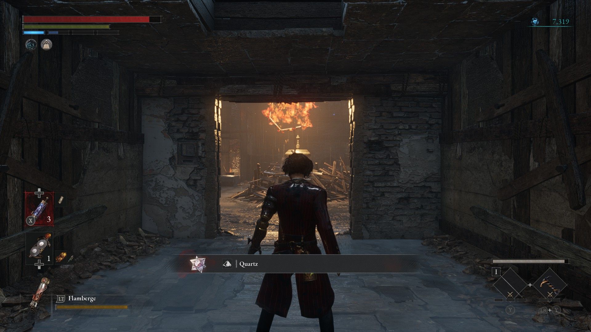 P picks up Quartz from chest in Malum District warehouse Lies of P