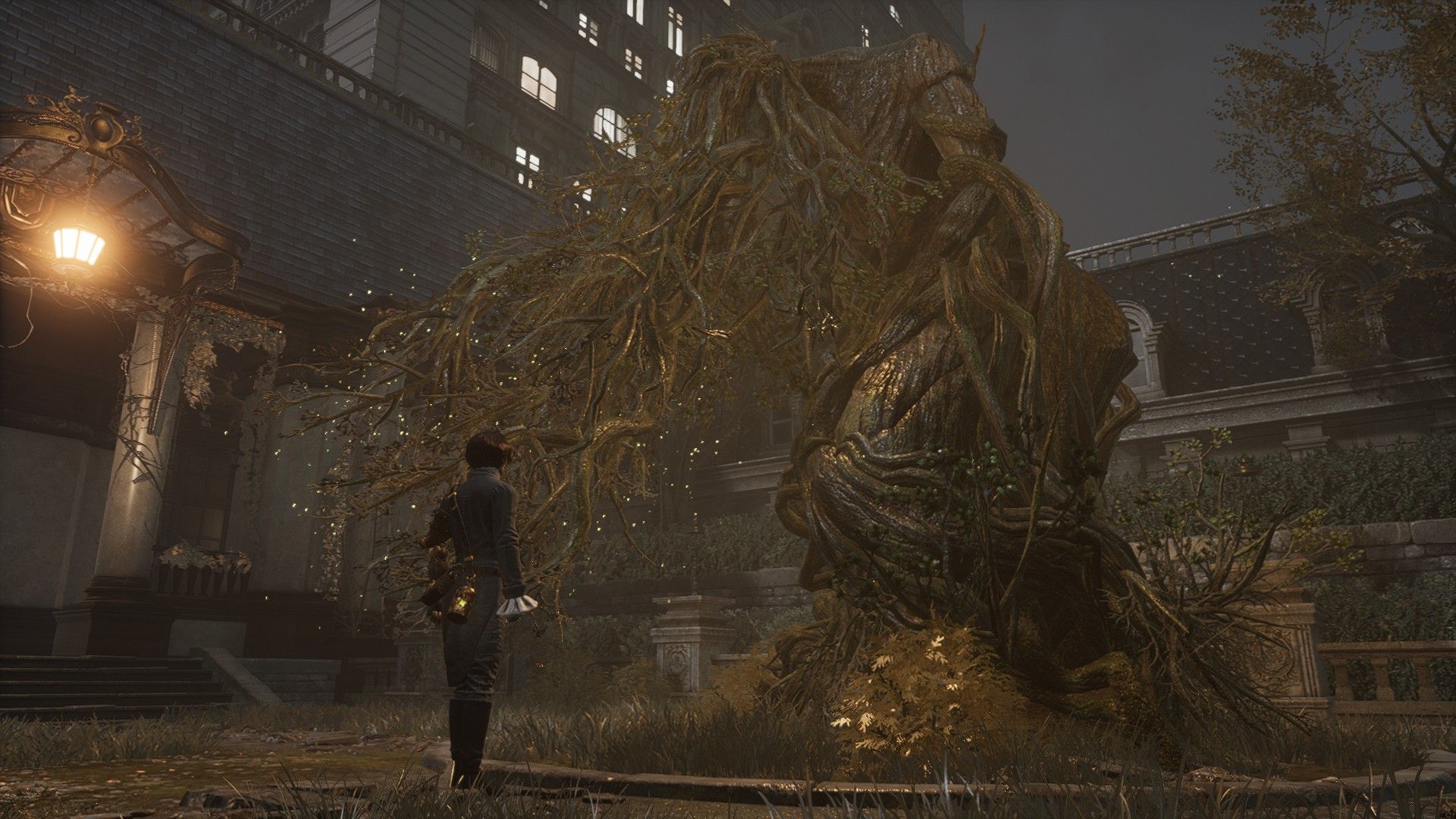 P Stands Before the Blossoming Golden Coin Fruit Tree in Lies of P