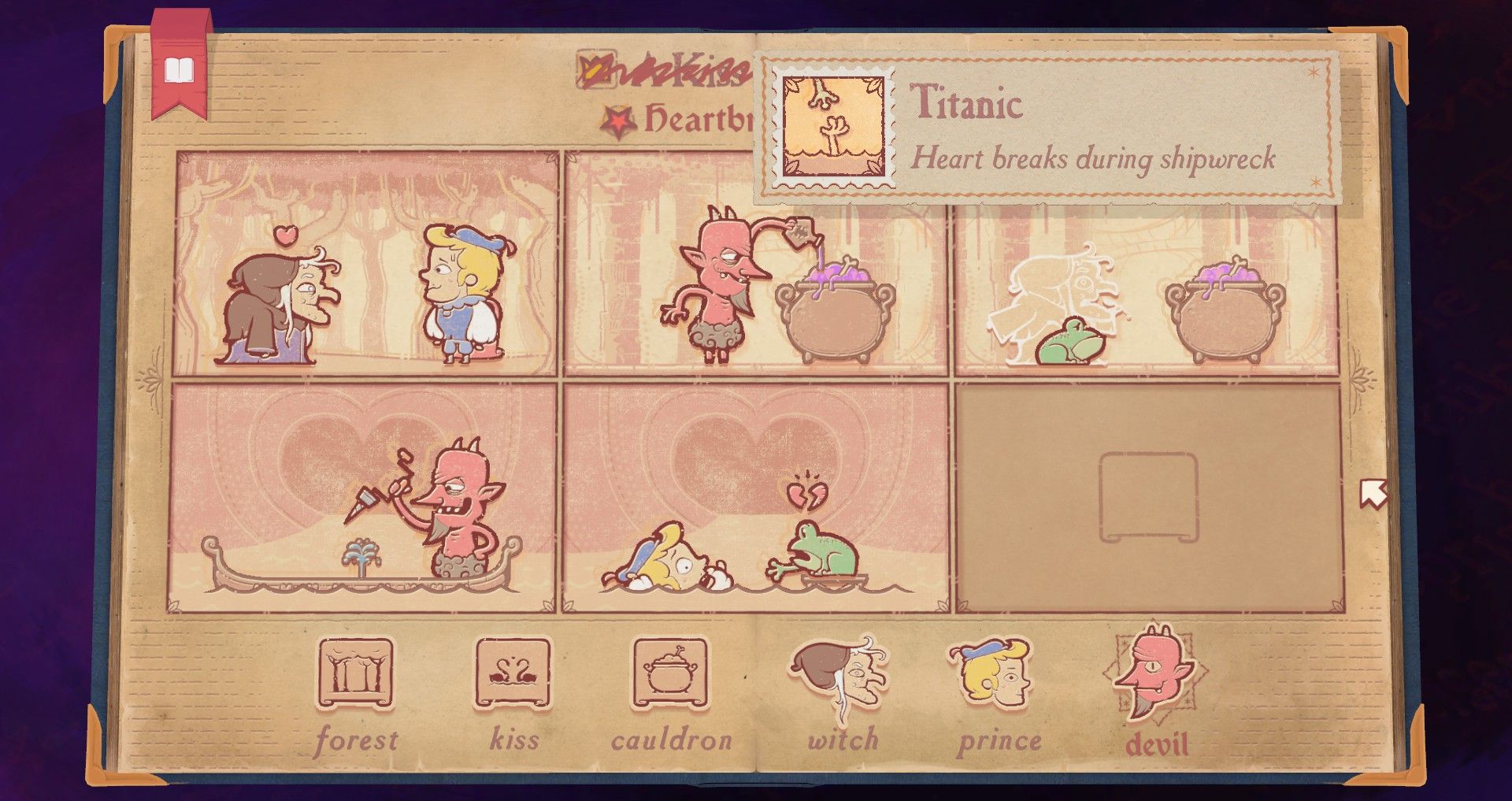 Storyteller - how to get the titanic achievement/stamp