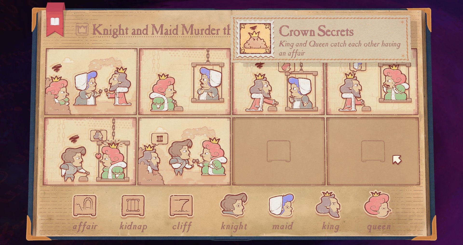 storyteller - crown secrets achievement/stamp