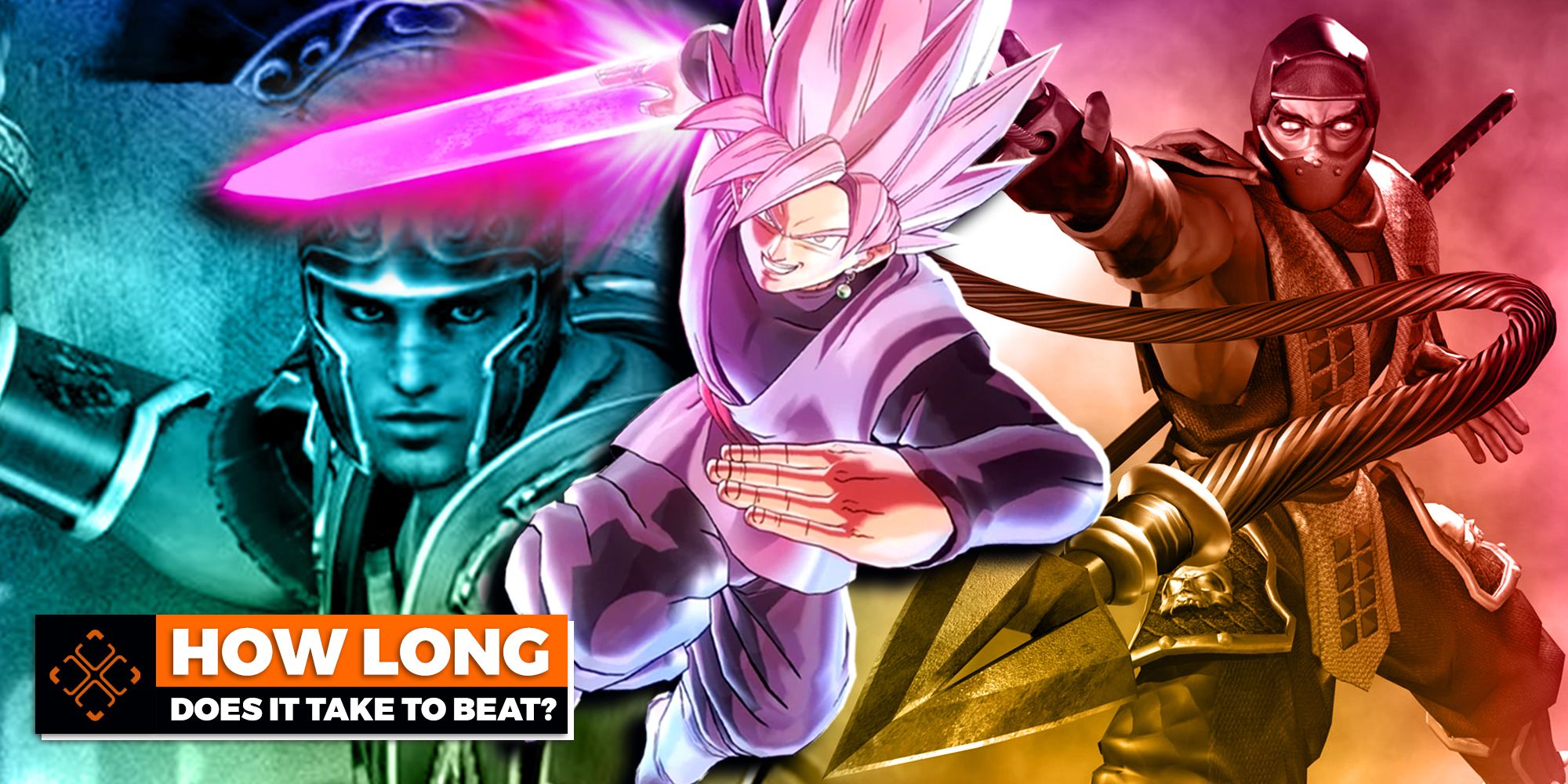 Game art from Mortal Kombat: Deadly Alliance, Shadow Of Rome and Dragon Ball Xenoverse 2.