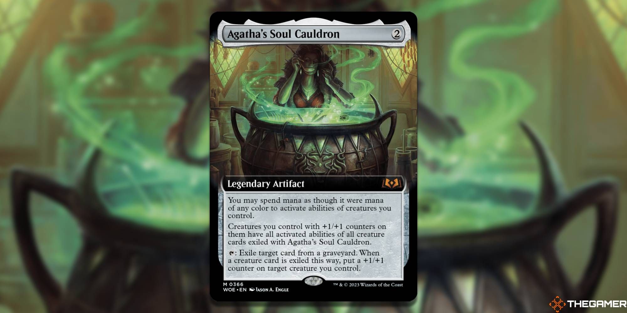 Agatha's Soul Cauldron (Extended art) in MTG