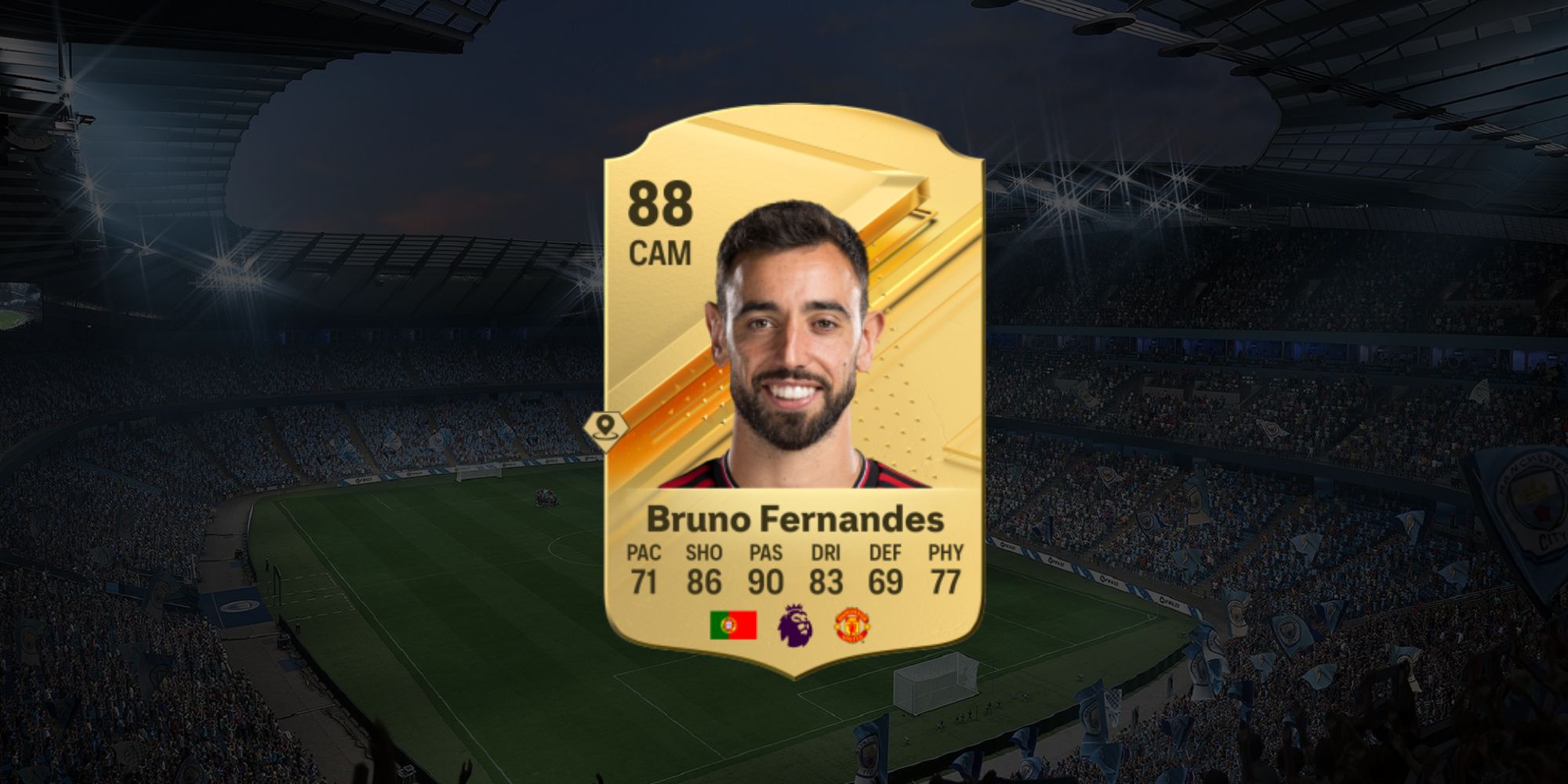An image of Bruno Fernandes in EA Sports FC 24