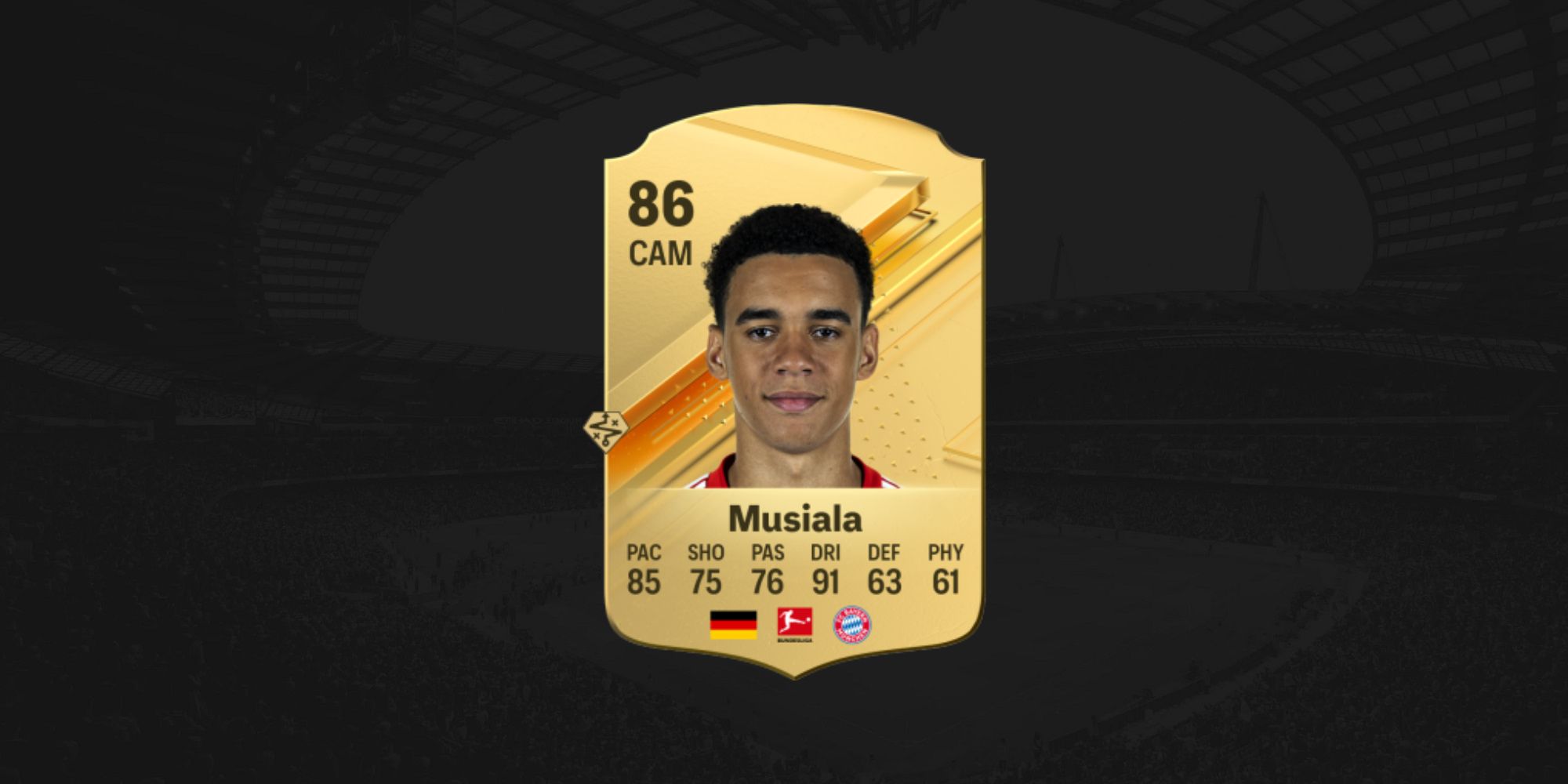 An image of Jamal Musiala in EA Sports FC 24