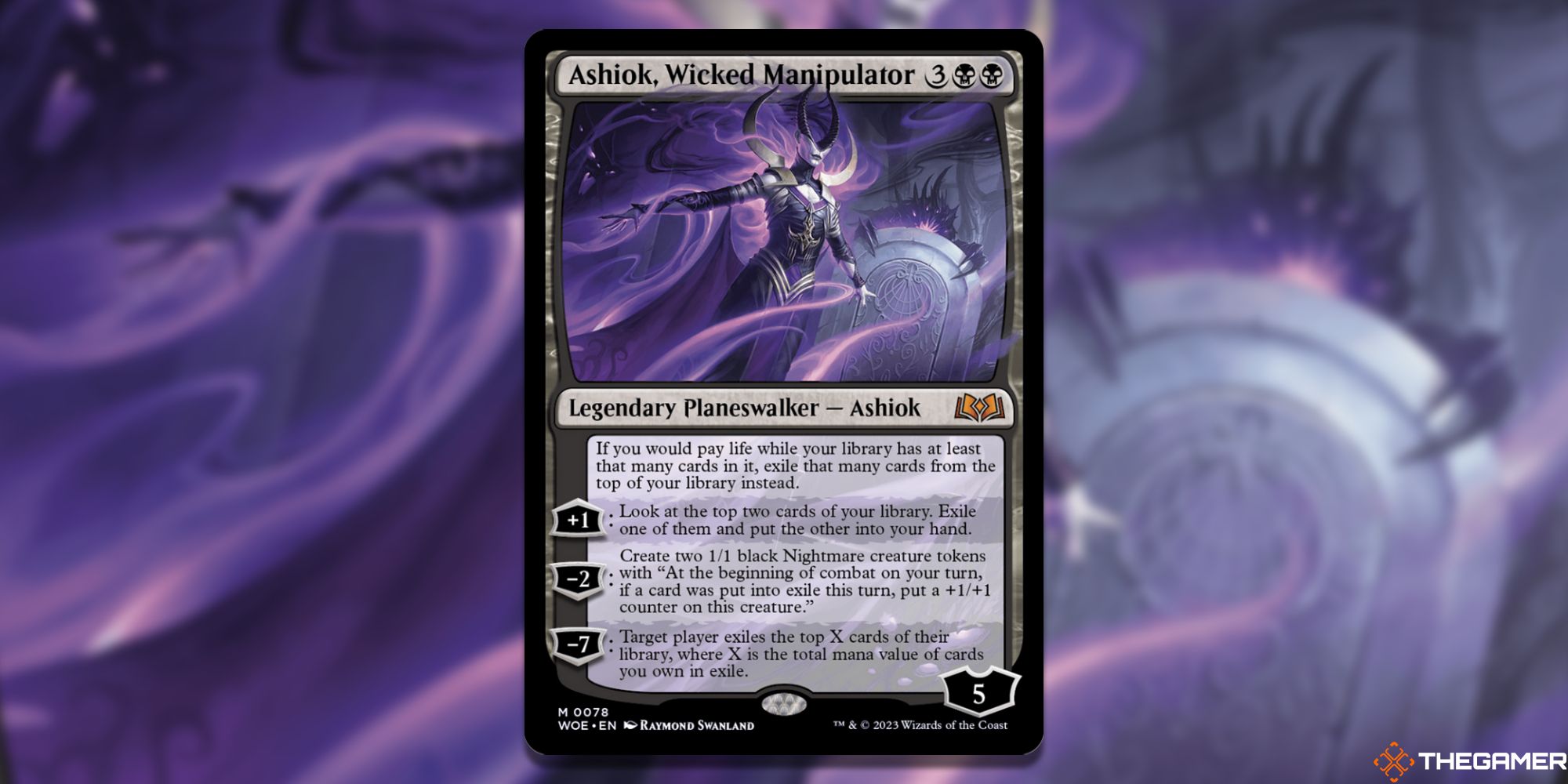 MTG: Ashiok, Wicked Manipulator card