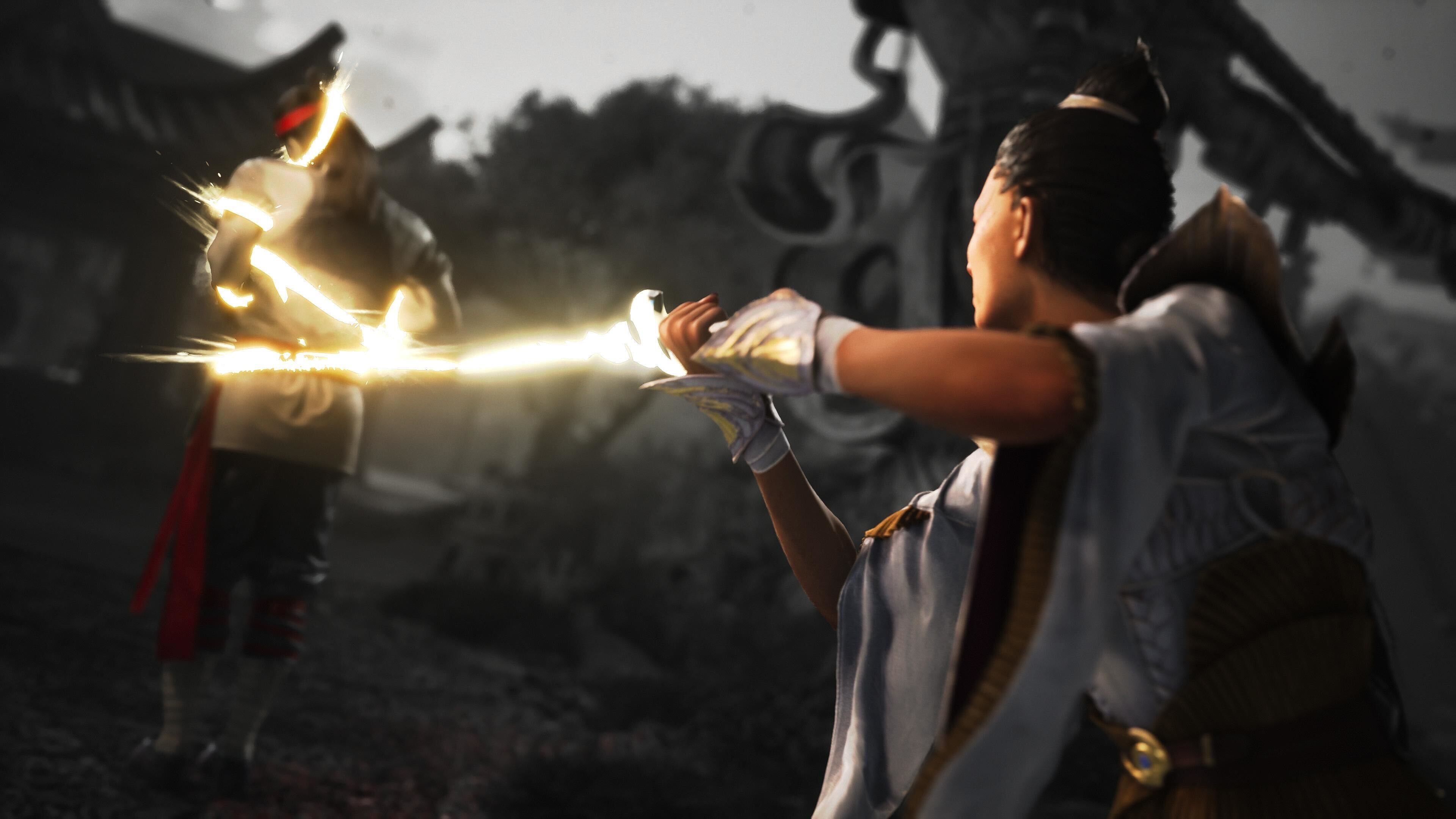 Ashrah's second Fatality in Mortal Kombat 1, which sees her using a whip.