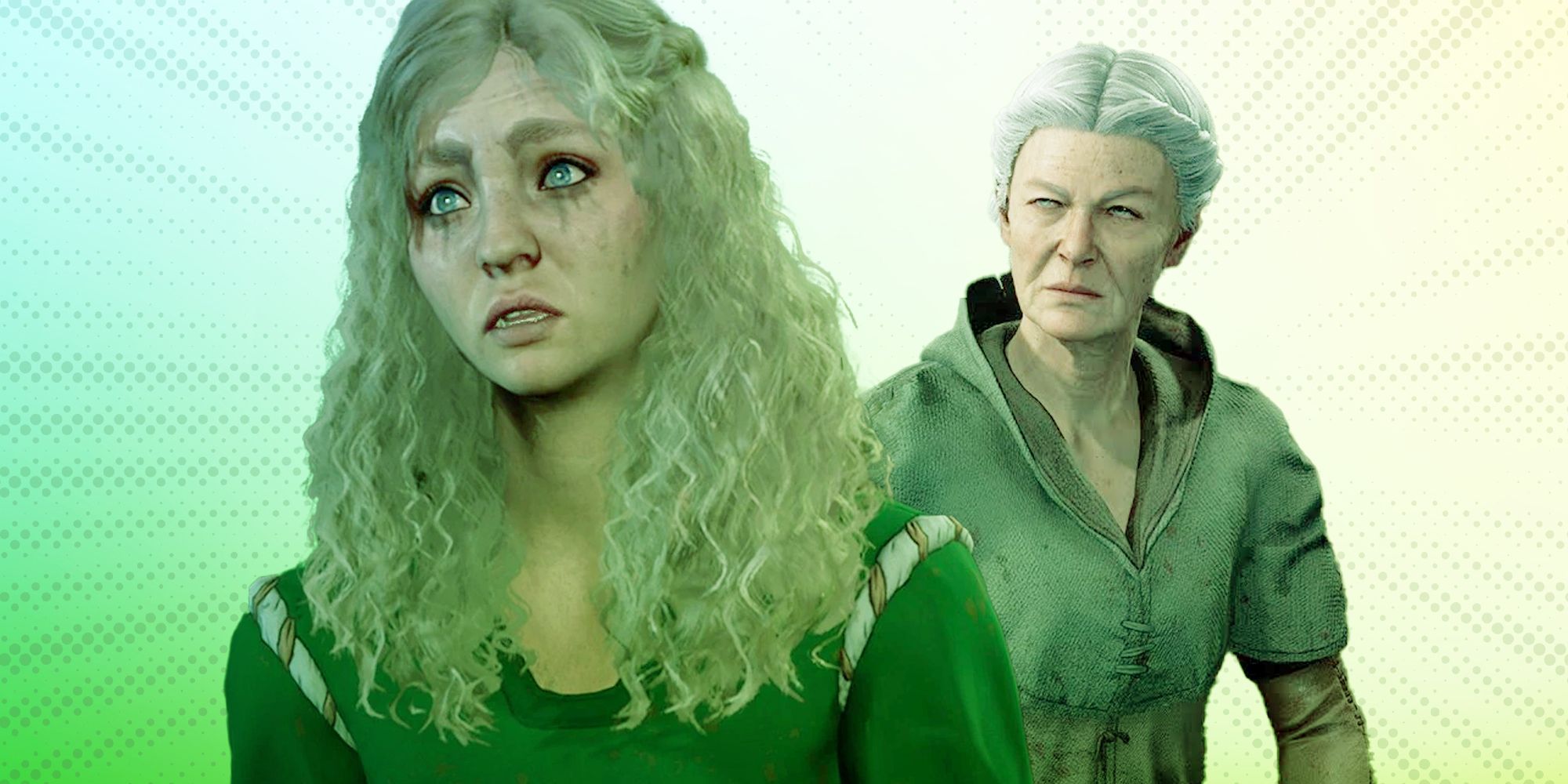 Auntie Ethel and Mayrina in Baldur's Gate 3
