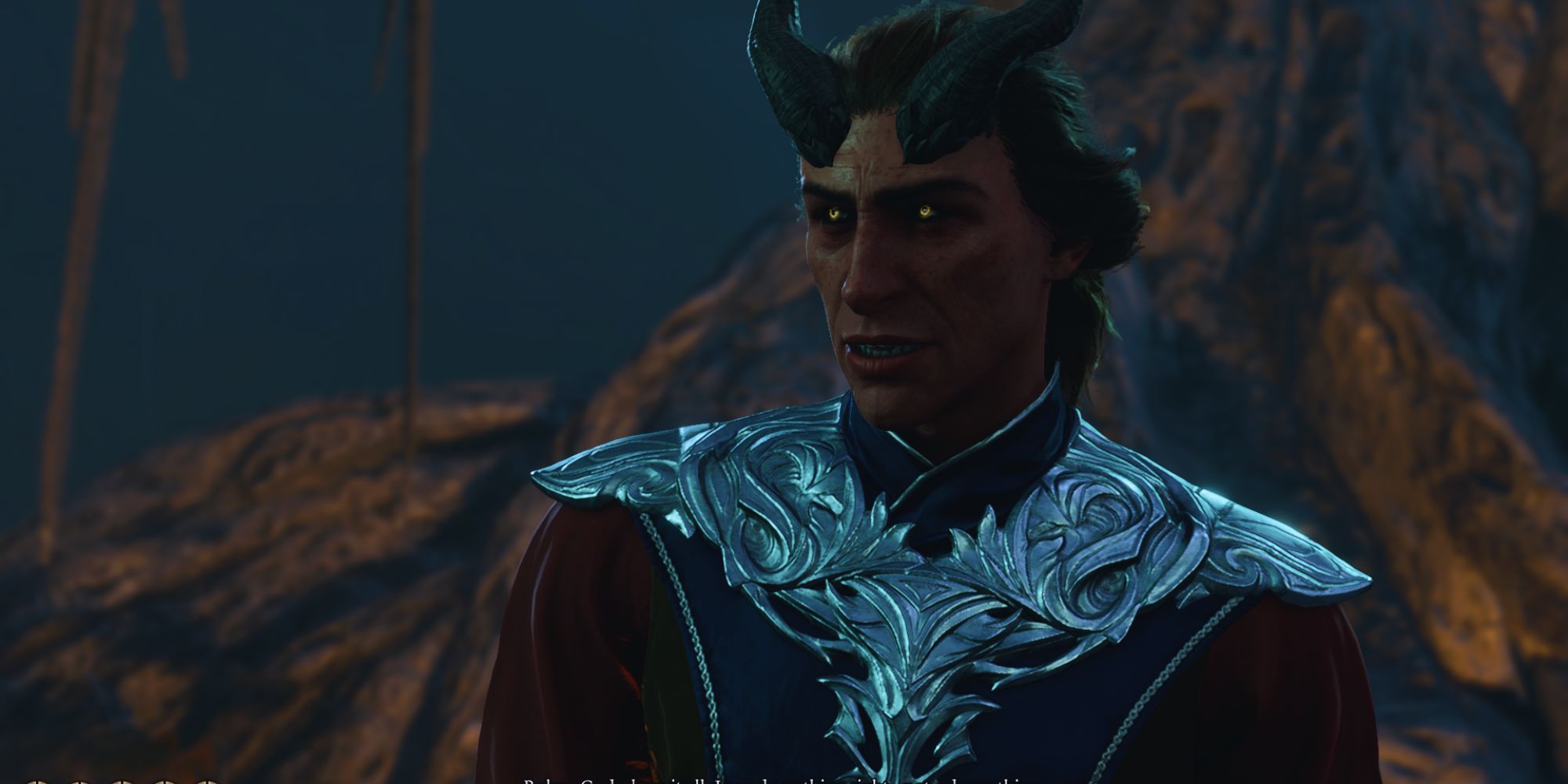 Baldur's Gate 3 - Rolan Speaking To The Player In The Shadow-Cursed Lands-1