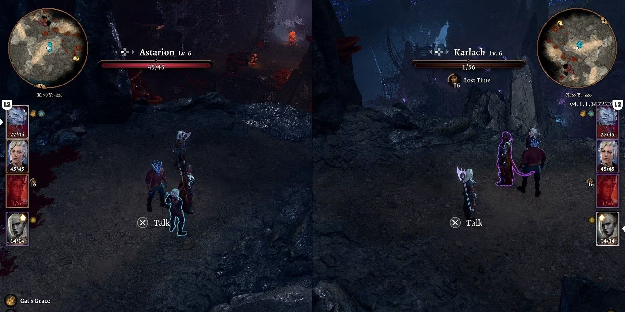 Baldur's Gate 3 Split Screen Co-Op With Tiefling And Dragonborn resized