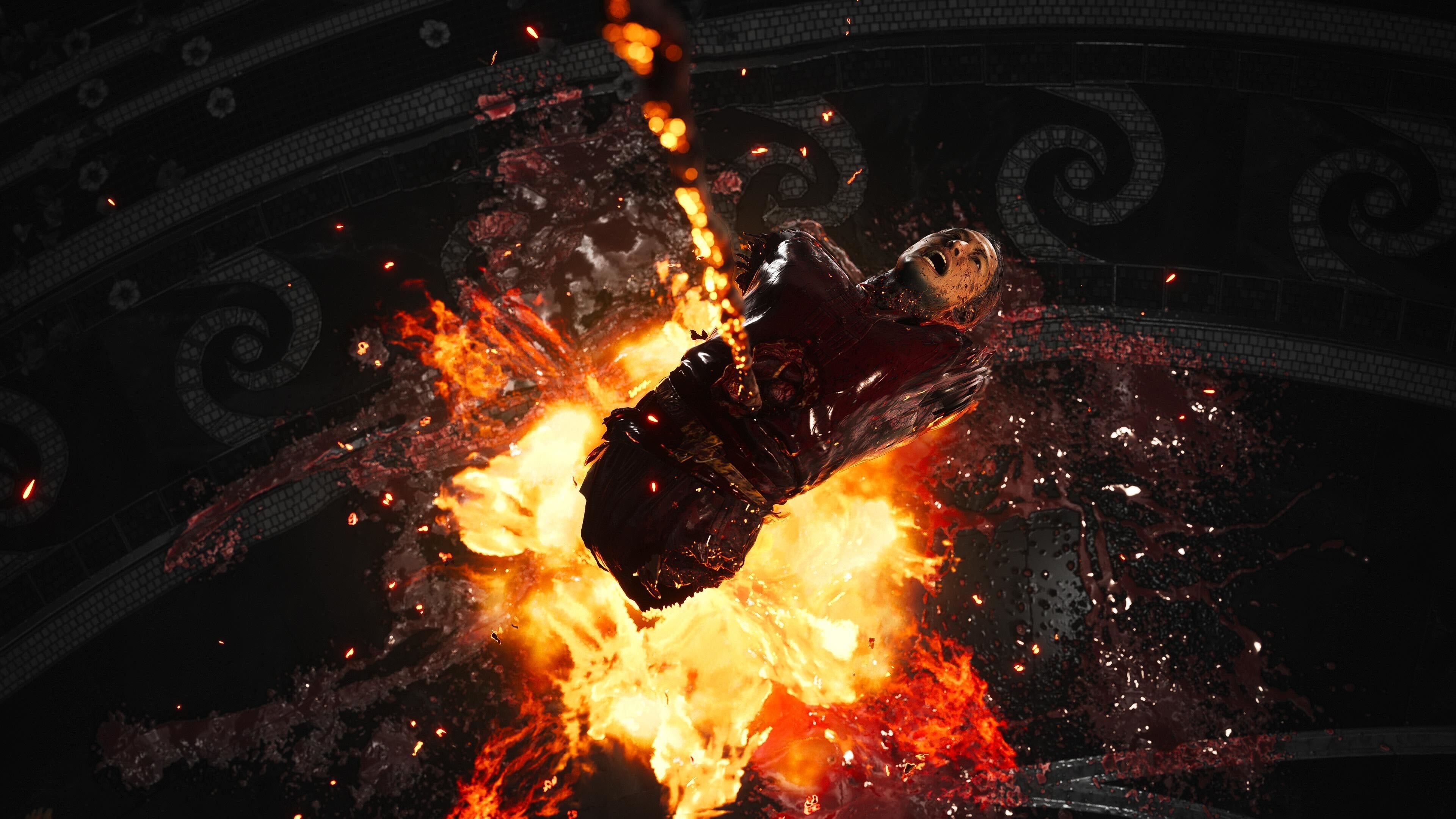 Baraka's spit-roasting second Fatality in Mortal Kombat 1.