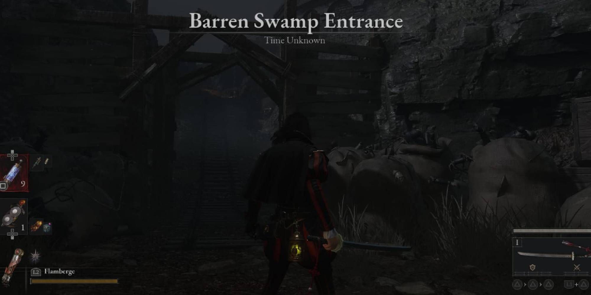 lies of p barren swamp entrance
