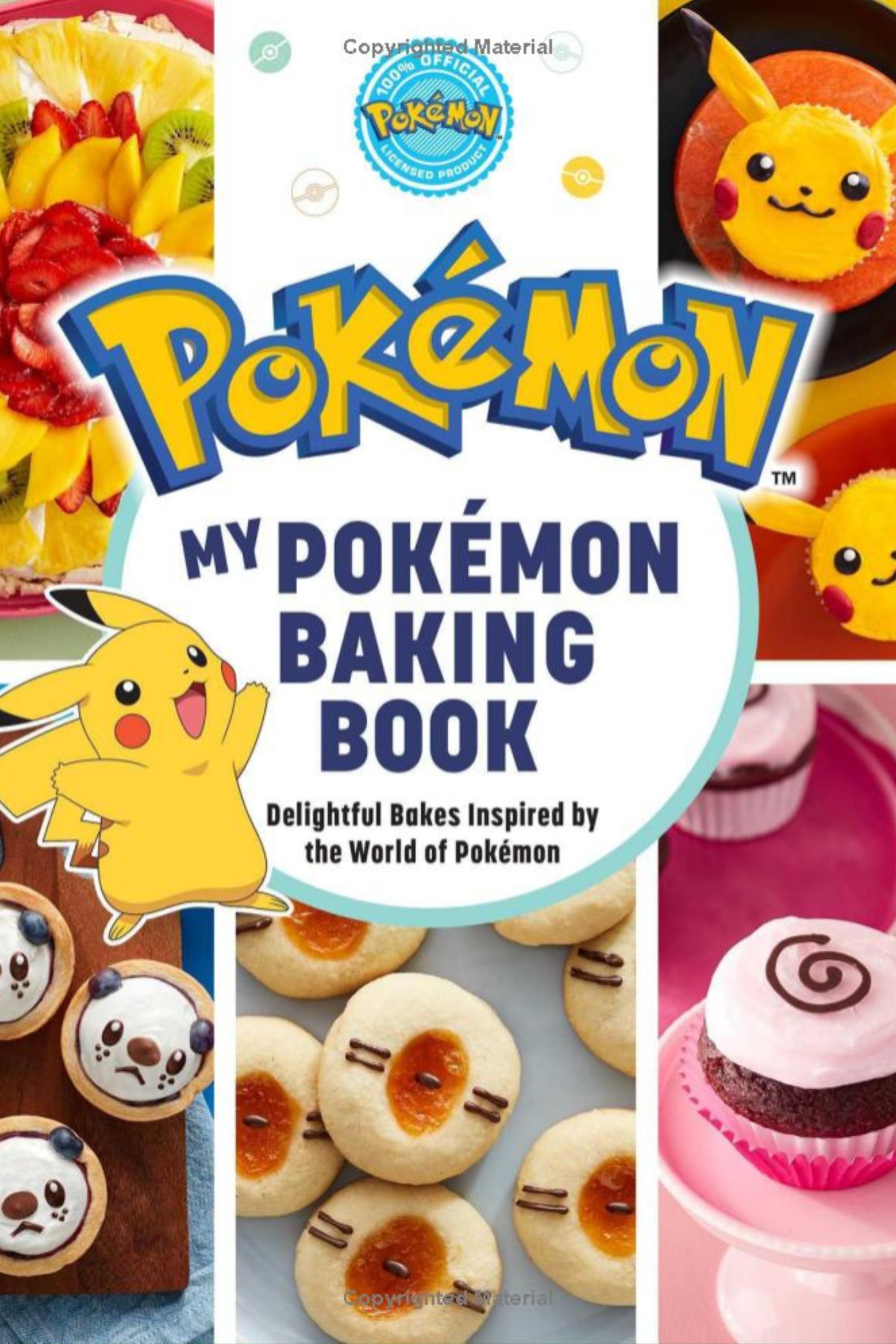 my pokemon baking book cookbook cover