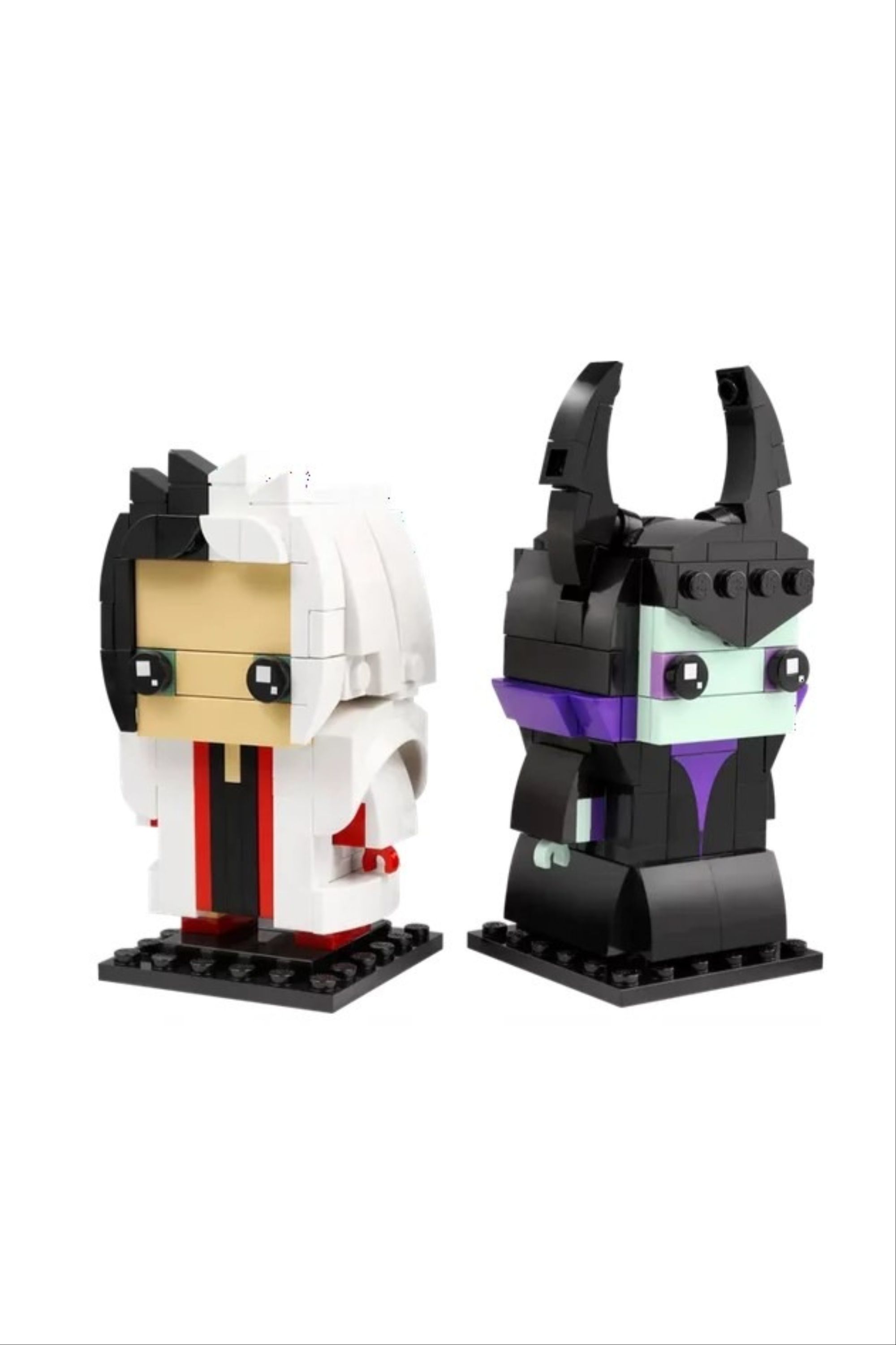 Cruella & Maleficent Brickheadz Lego Set