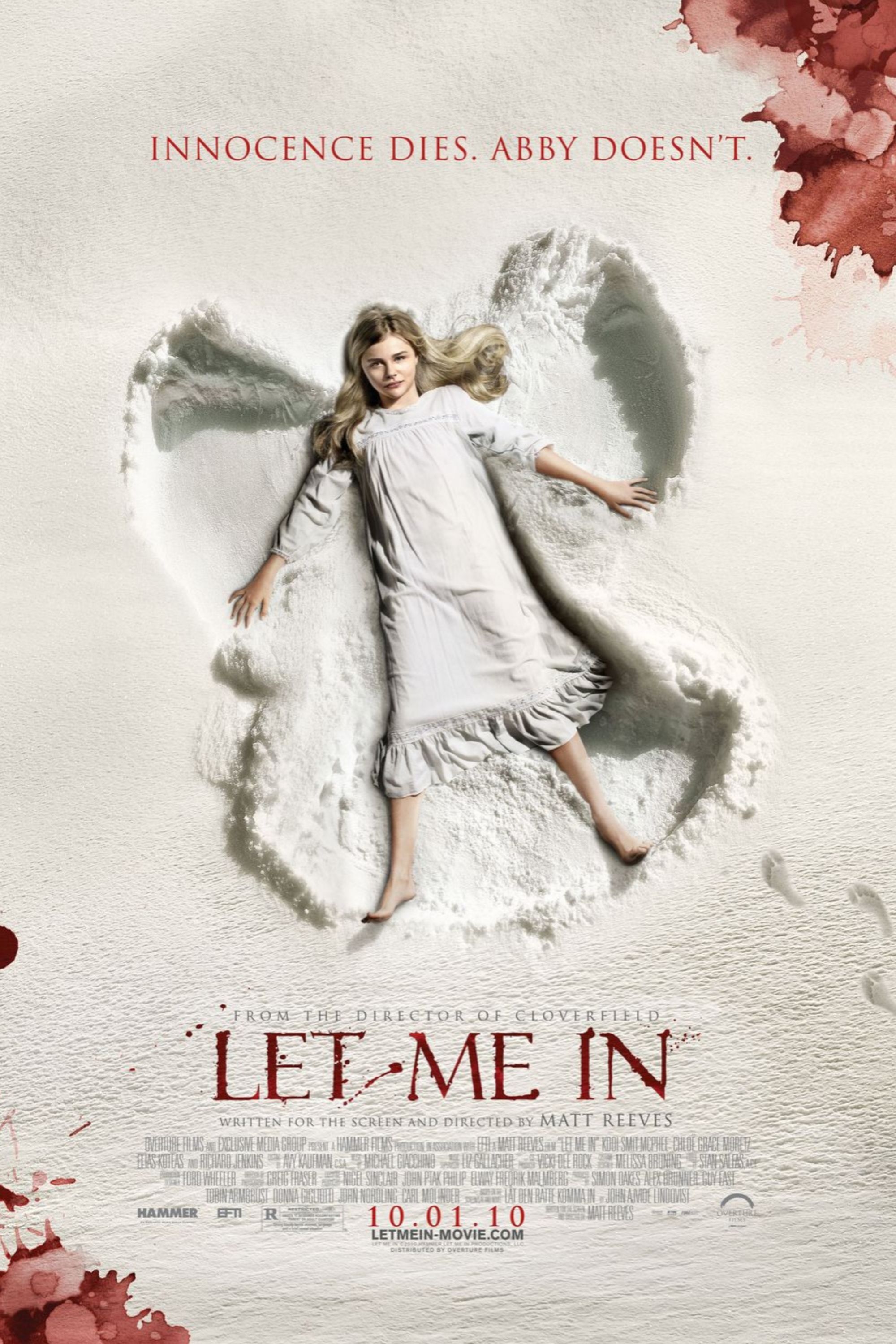 chloe grace moretz on the let me in poster