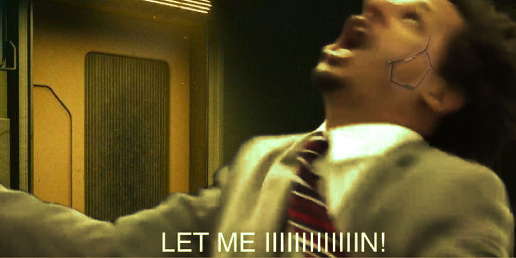 Cyberpunk 2077 let me in Eric Andre meme