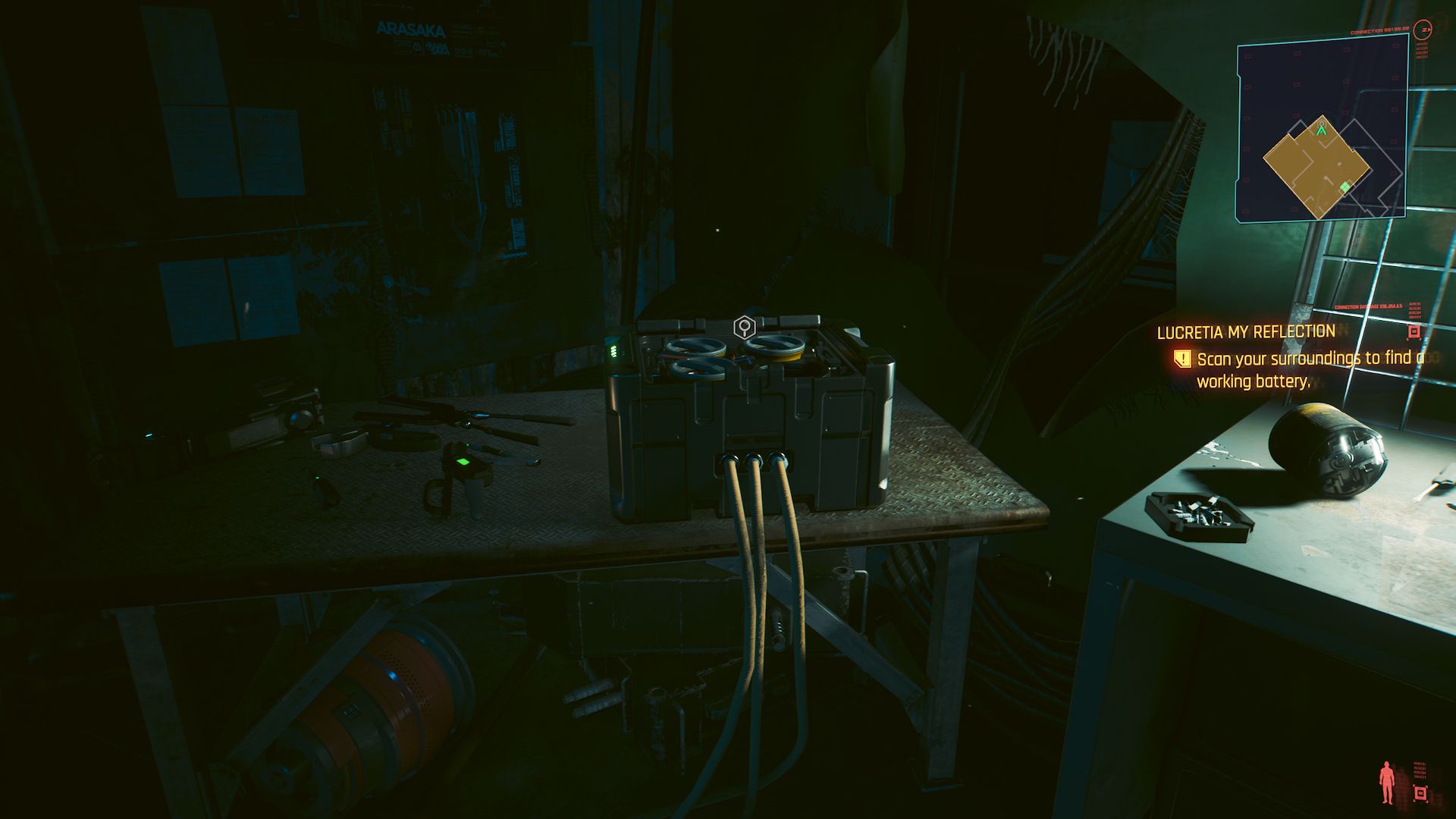 Cyberpunk 2077 Phantom Liberty Screenshot Of Battery Case On Table