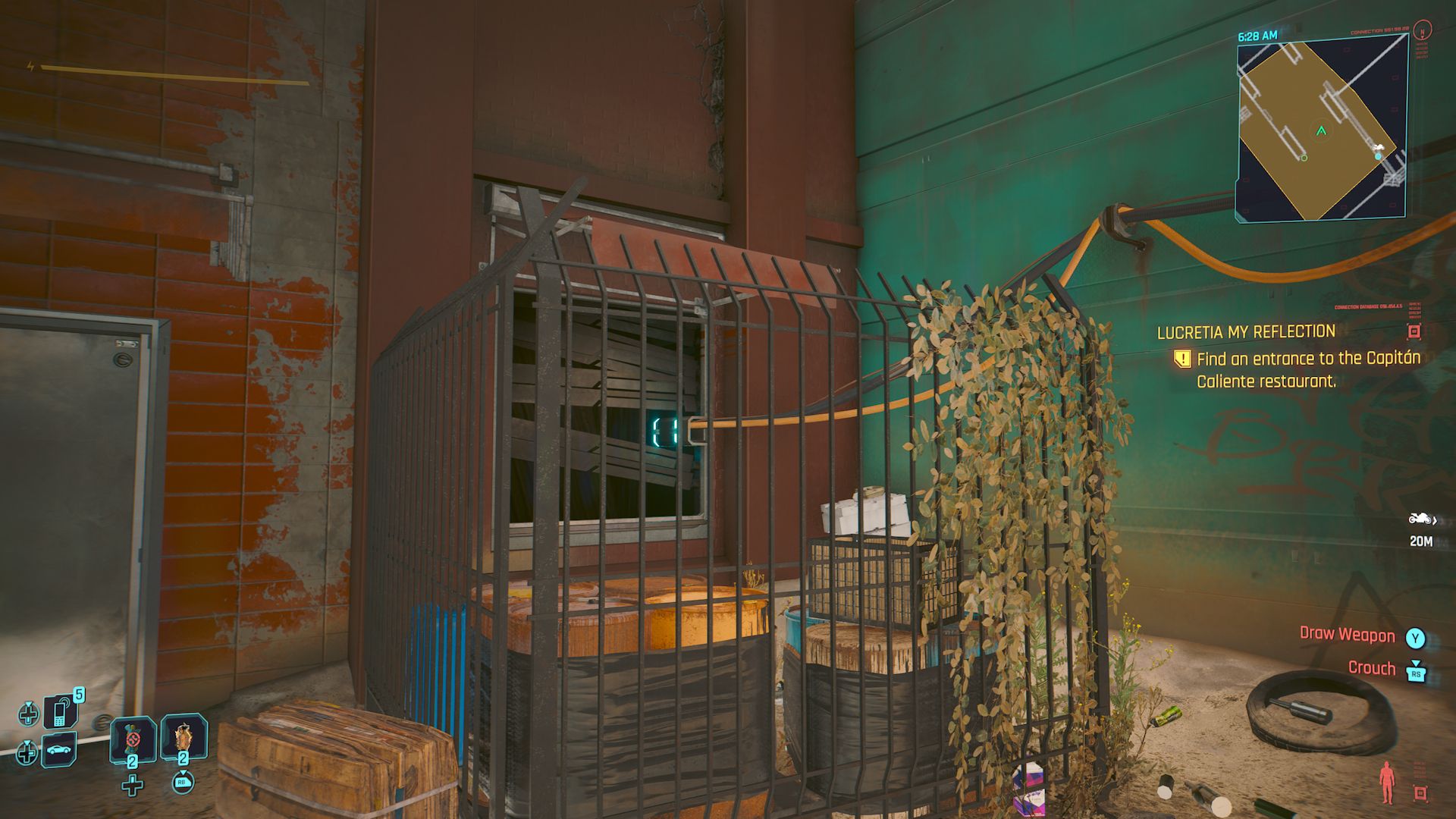Cyberpunk 2077 Phantom Liberty Screenshot Of Capiton Caliente Restaurant Power Cables