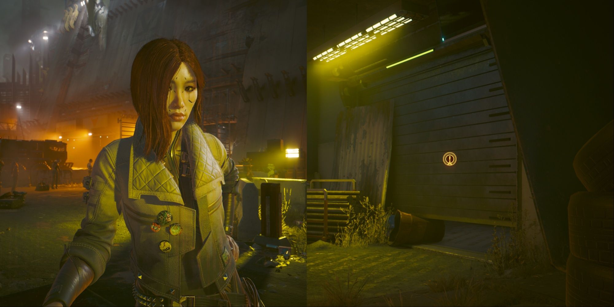 Cyberpunk 2077 Phantom Liberty Dog Eat Dog Quest Walkthrough Featured Split Image Songbird And Garage
