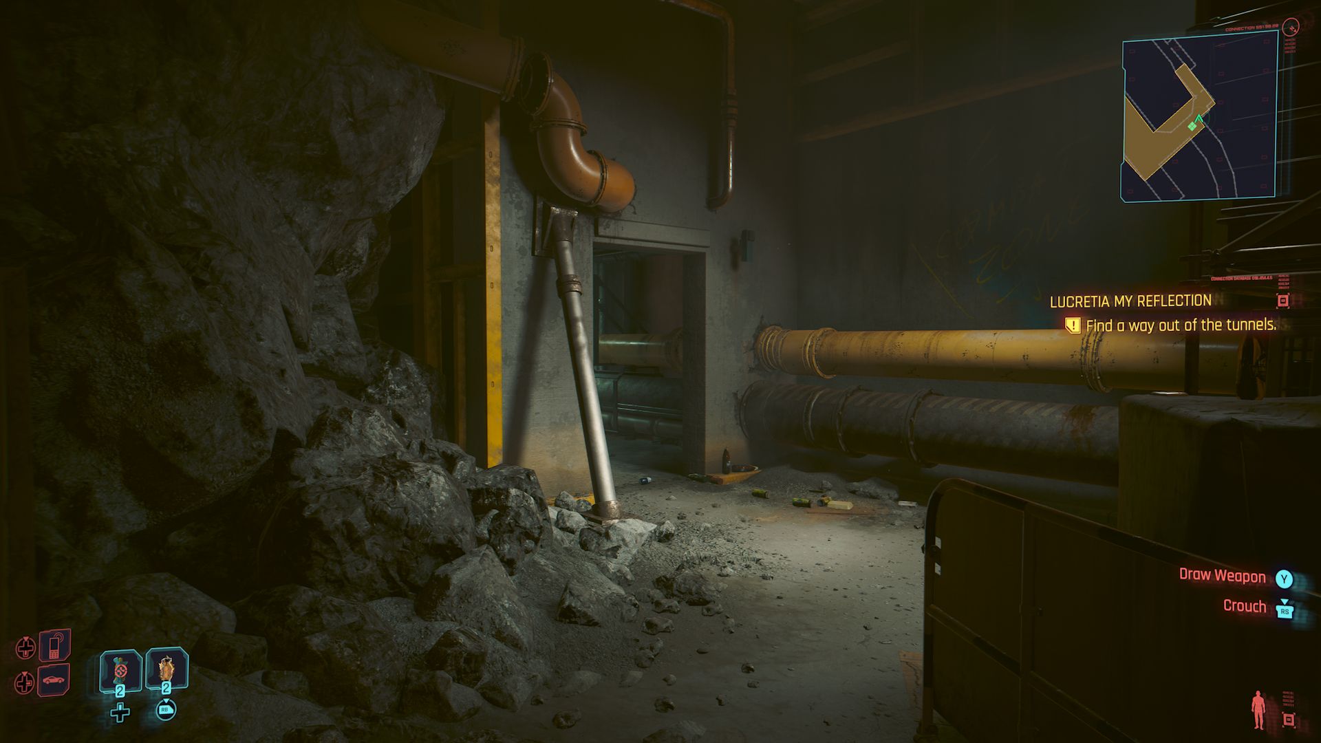 Cyberpunk 2077 Phantom Liberty Screenshot Of Doorway Near Pipes