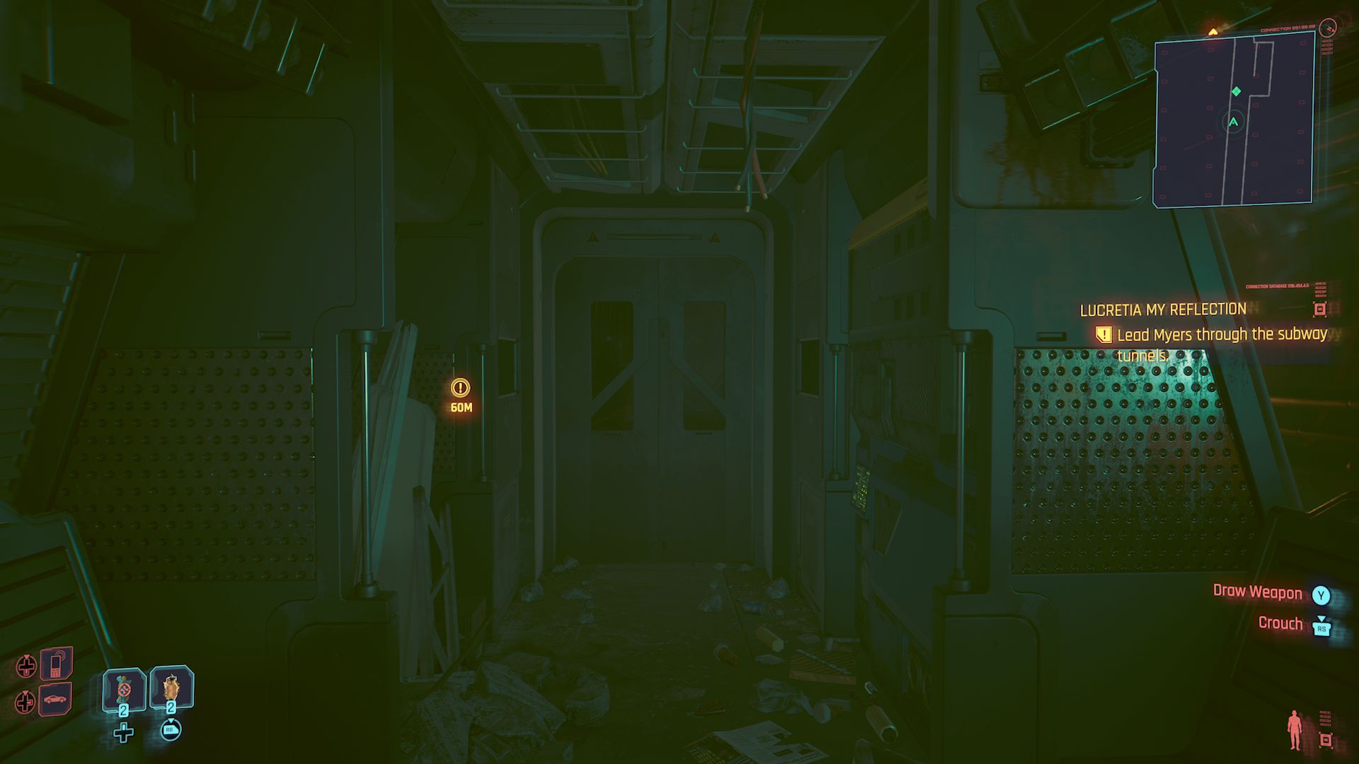 Cyberpunk 2077 Phantom Liberty Screenshot Of Subway Car Exit