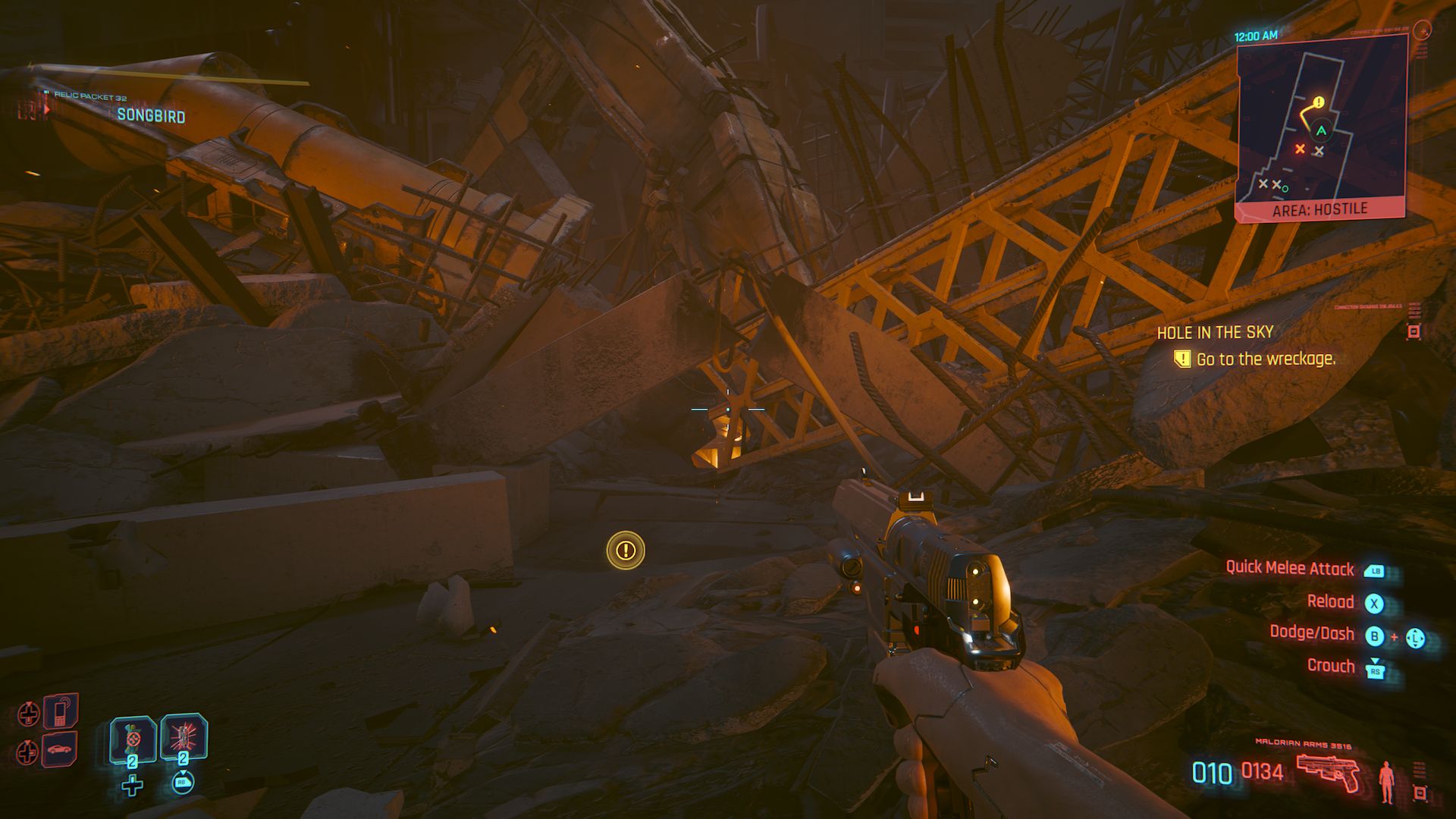 Cyberpunk 2077 Phantom Liberty Screenshot Of Gap Among Wreckage