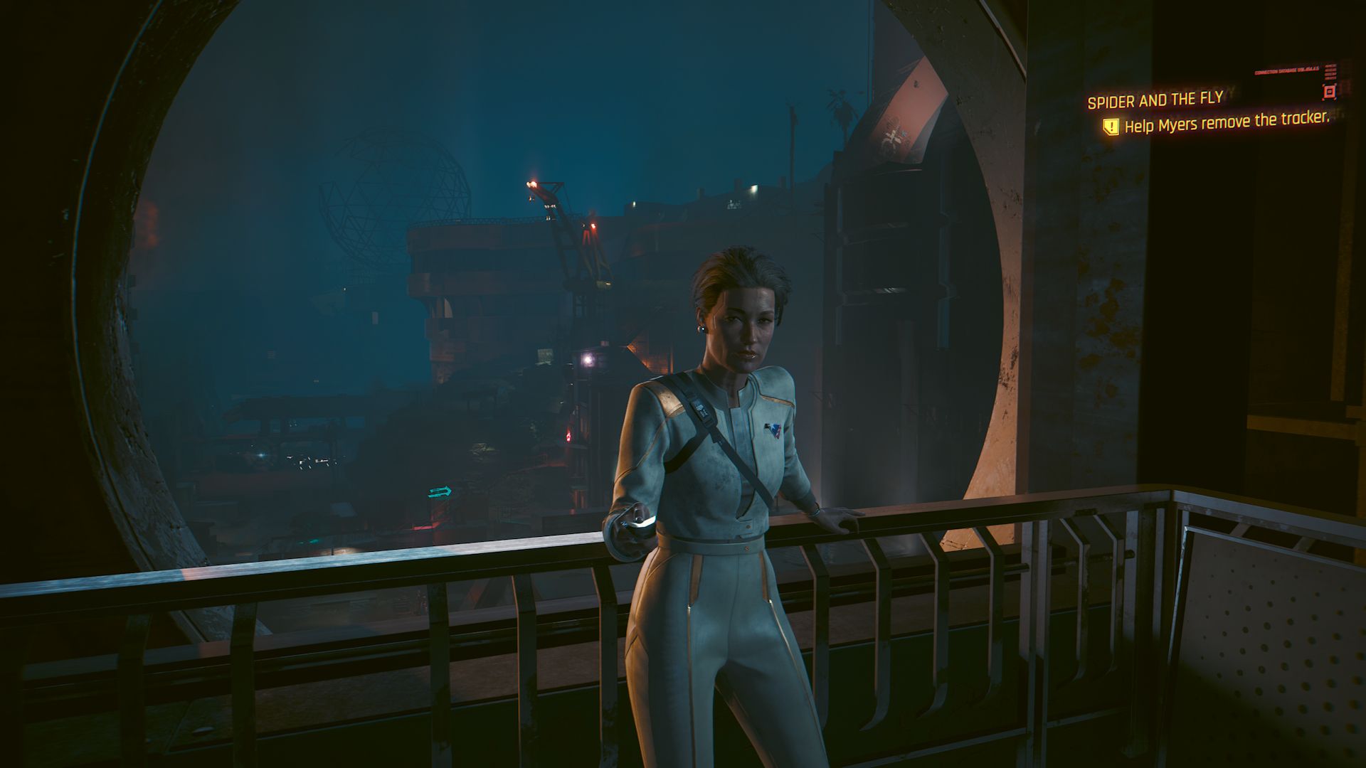Cyberpunk 2077 Phantom Liberty Screenshot Of Myers Offering Piece Of Glass