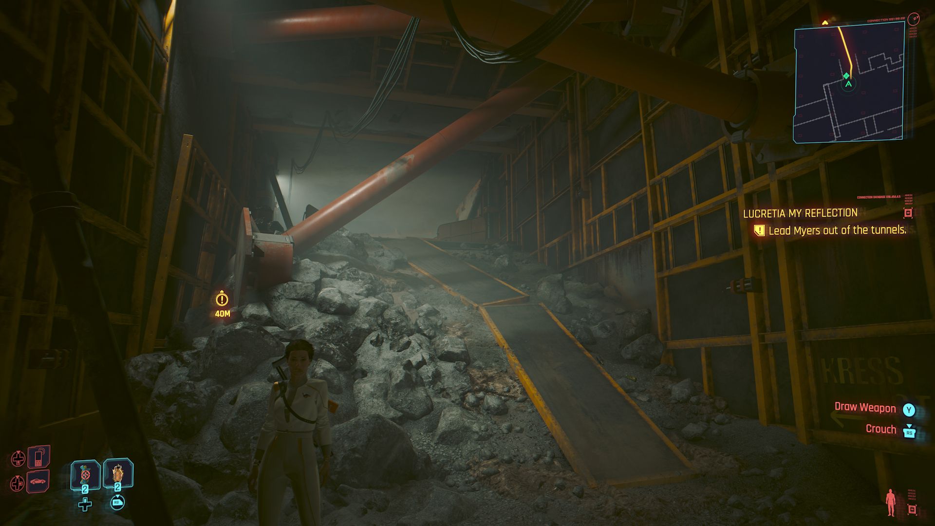 Cyberpunk 2077 Phantom Liberty Screenshot Incline To Exit Of Subway Tunnels