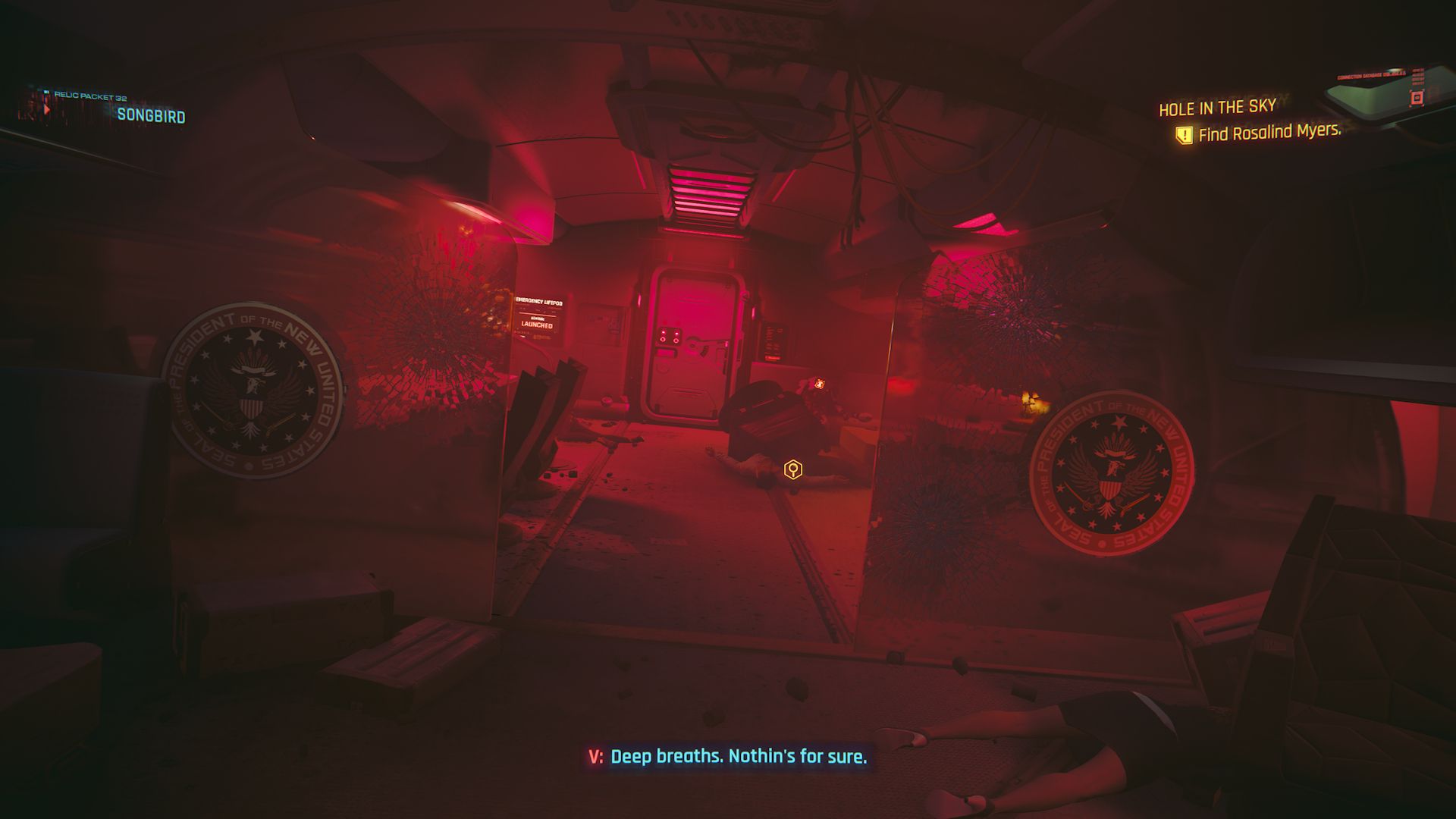 Cyberpunk 2077 Phantom Liberty Screenshot Of Inside Plane Door
