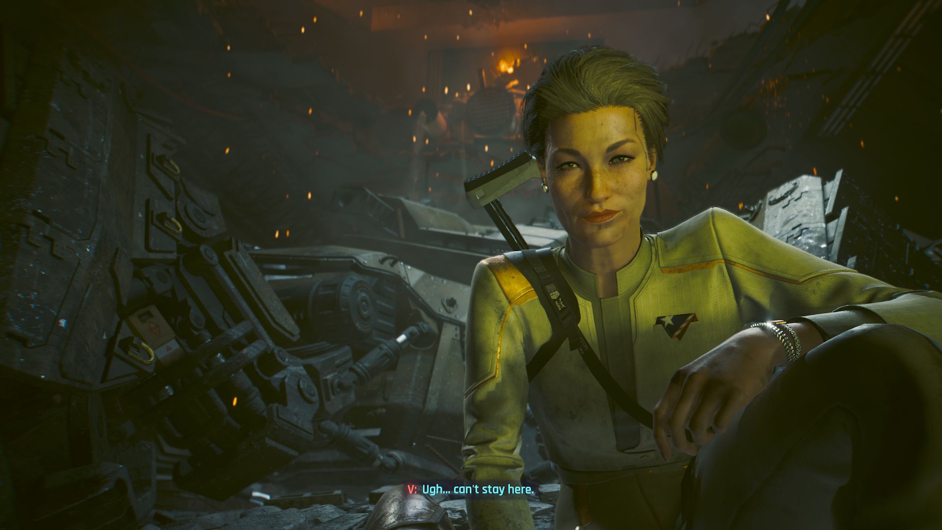 Cyberpunk 2077 Phantom Liberty Screenshot Of President Myers Looking At You