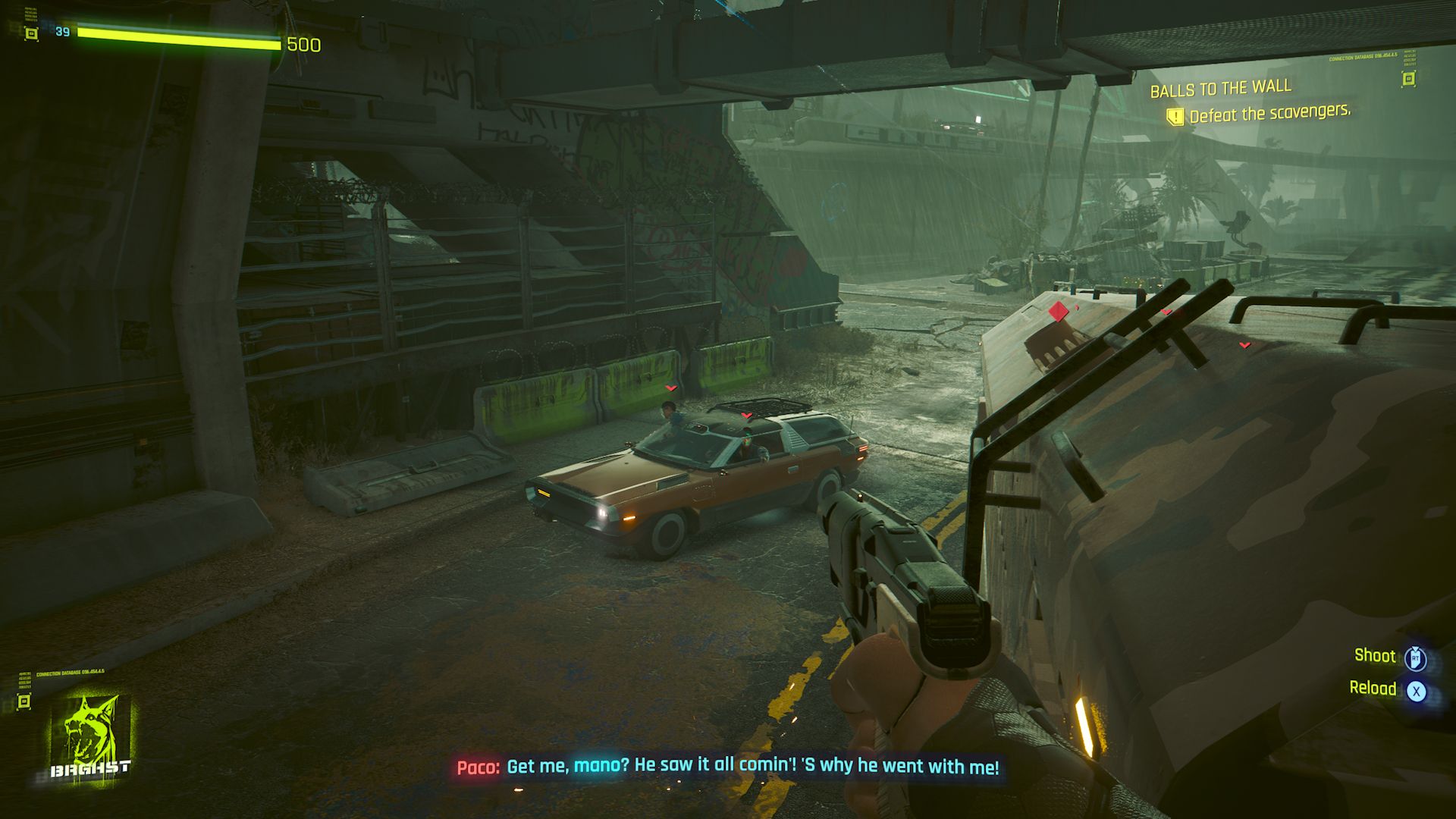 Cyberpunk 2077 Phantom Liberty Screenshot Of Shooting Car From Another Car