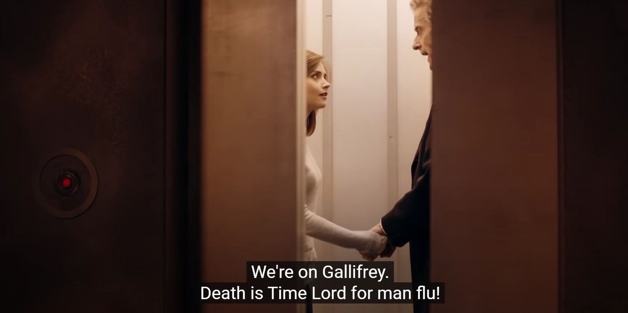 Doctor Who: Capaldi And Clara Escaping Gallifrey