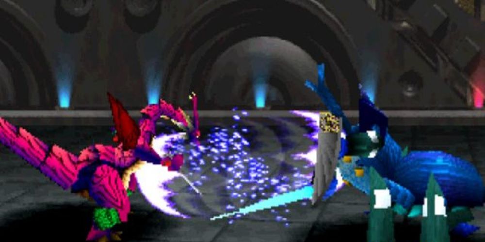 Two dragons fight in Dragonseed