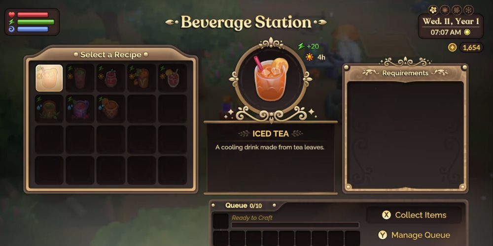 Drinks In Fae Farm