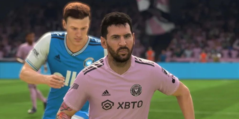 EA Sports FC 24 Screenshot Of Lionel Messi In Action For Inter Miami