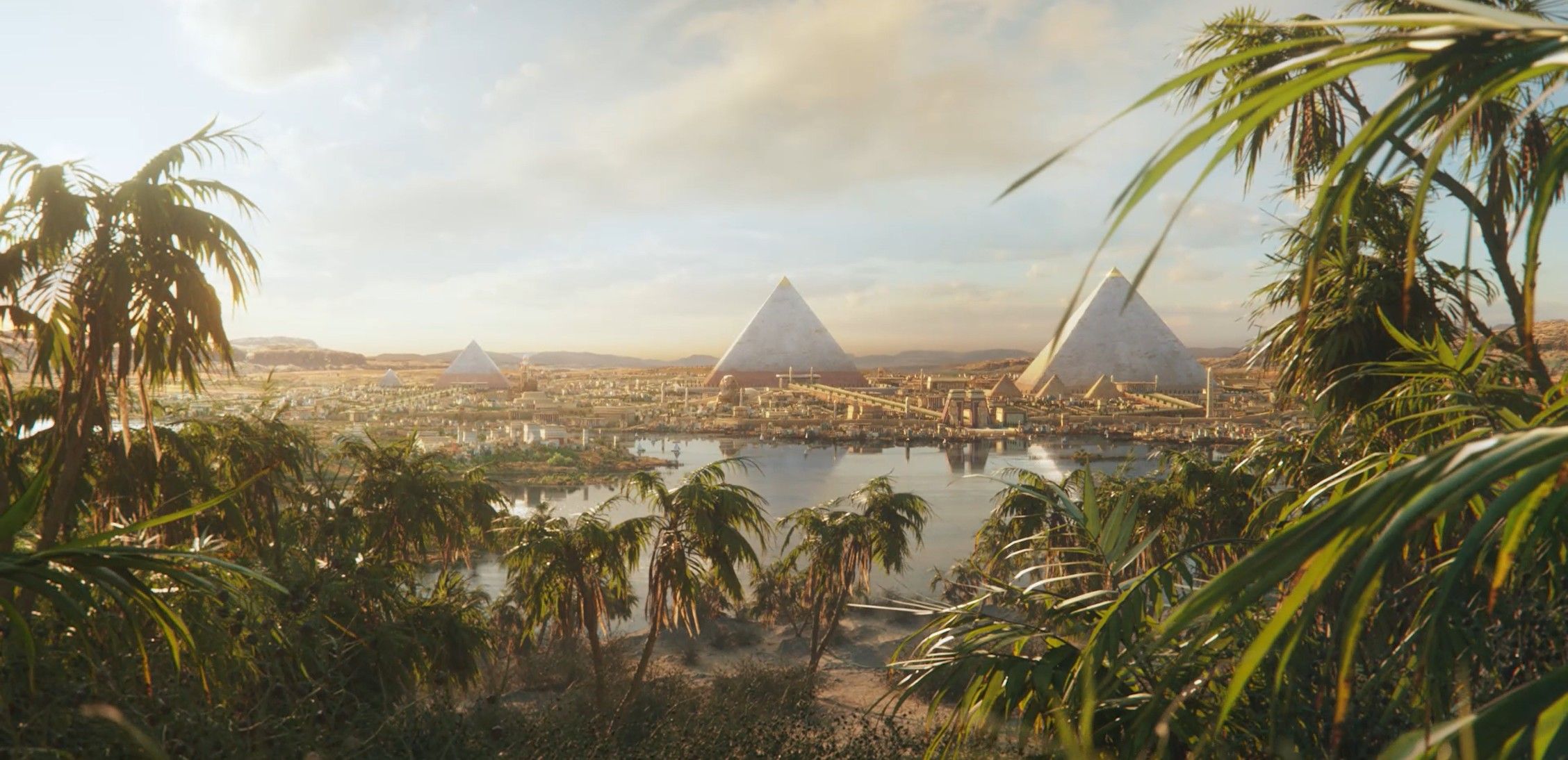 egyptian city in total war pharaoh over a desert oasis-1