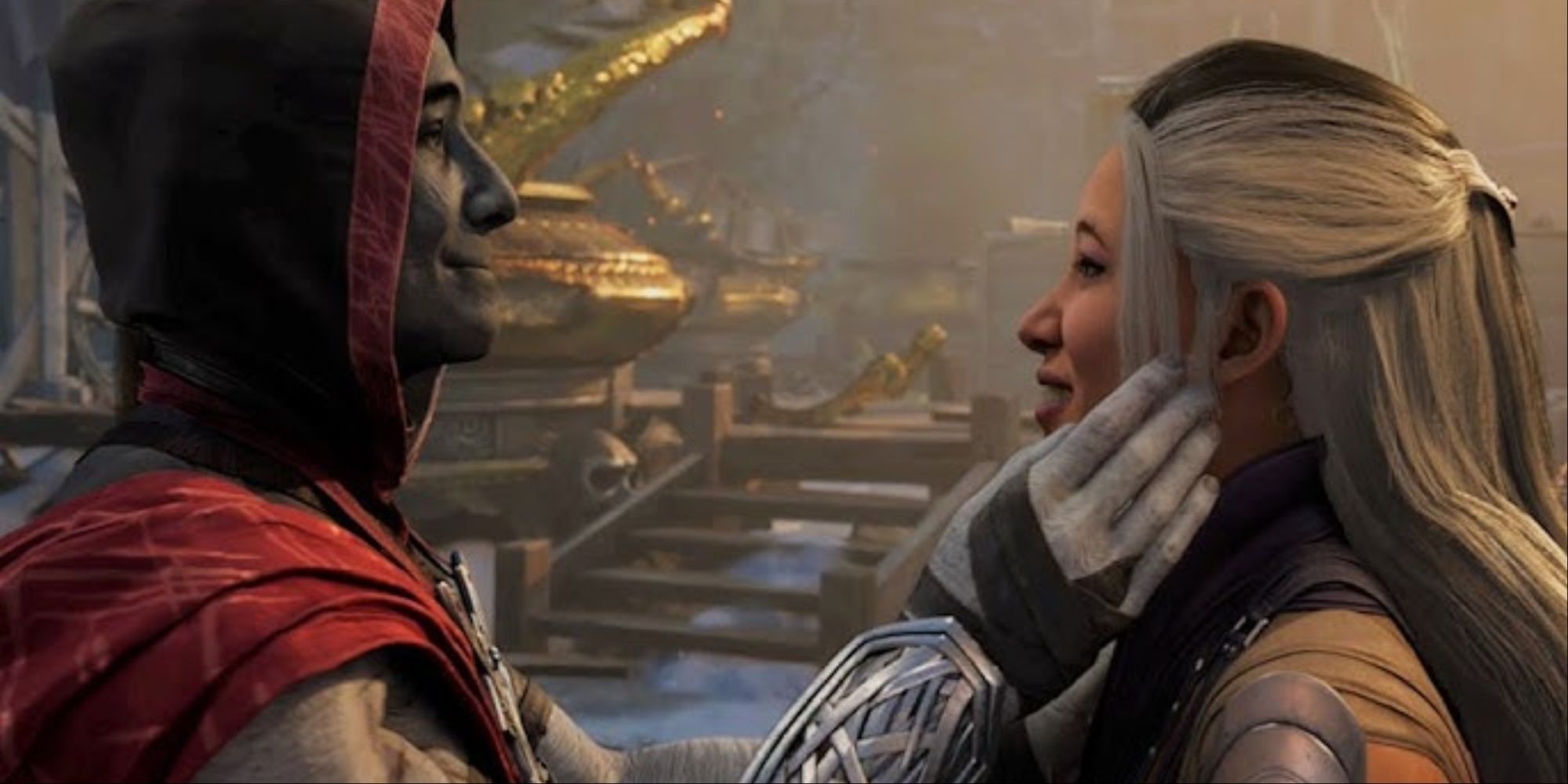 Jerrod in Ermac's body, along with Sindel, in Mortal Kombat 1