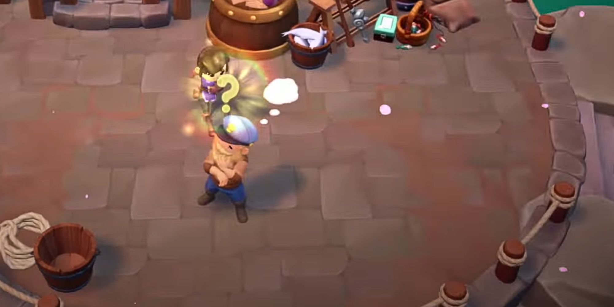 Fae Farm player fulfilling a job quest